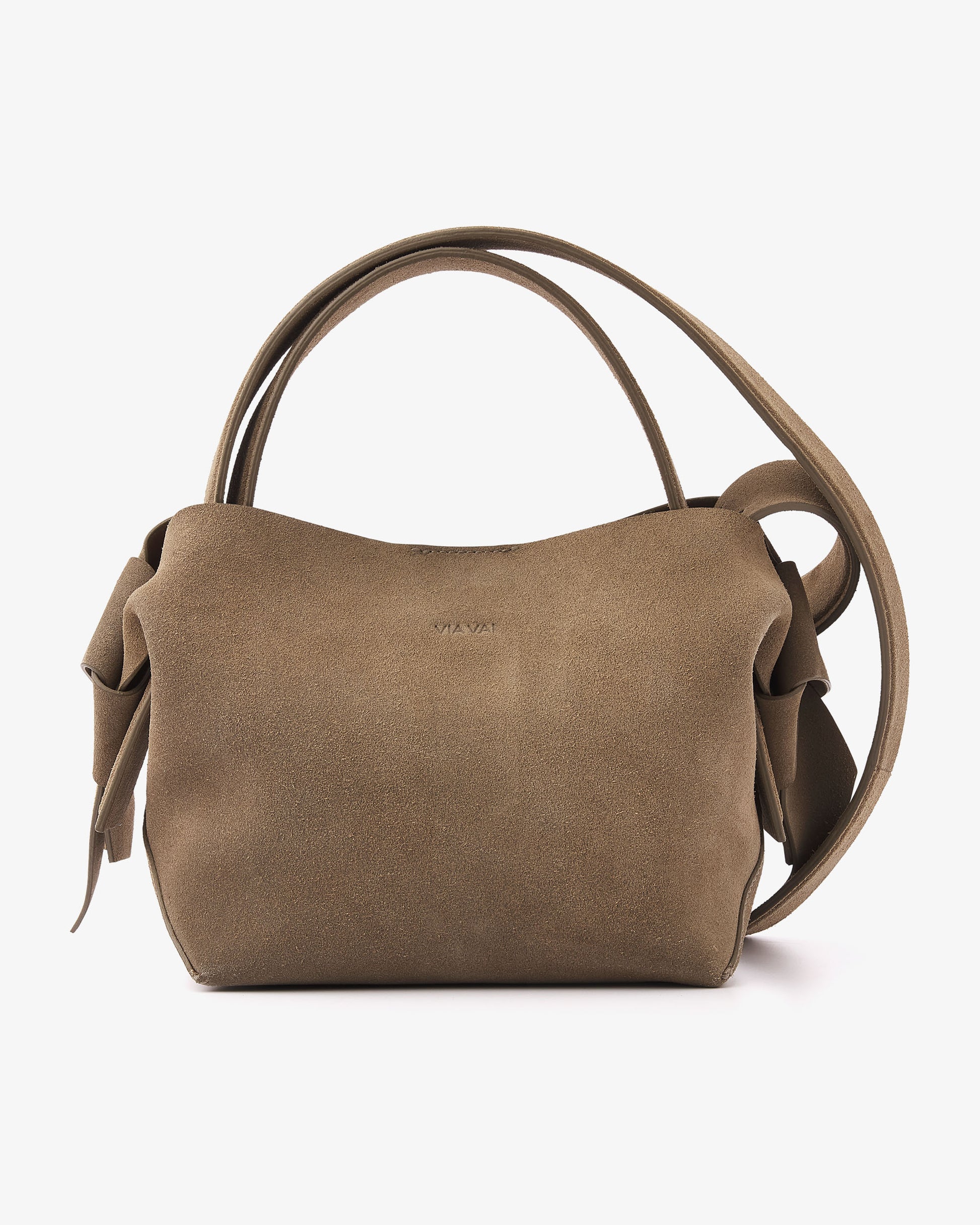 VIA VAI Nodo Fabi crossbodytas – productaanzicht met logodetail