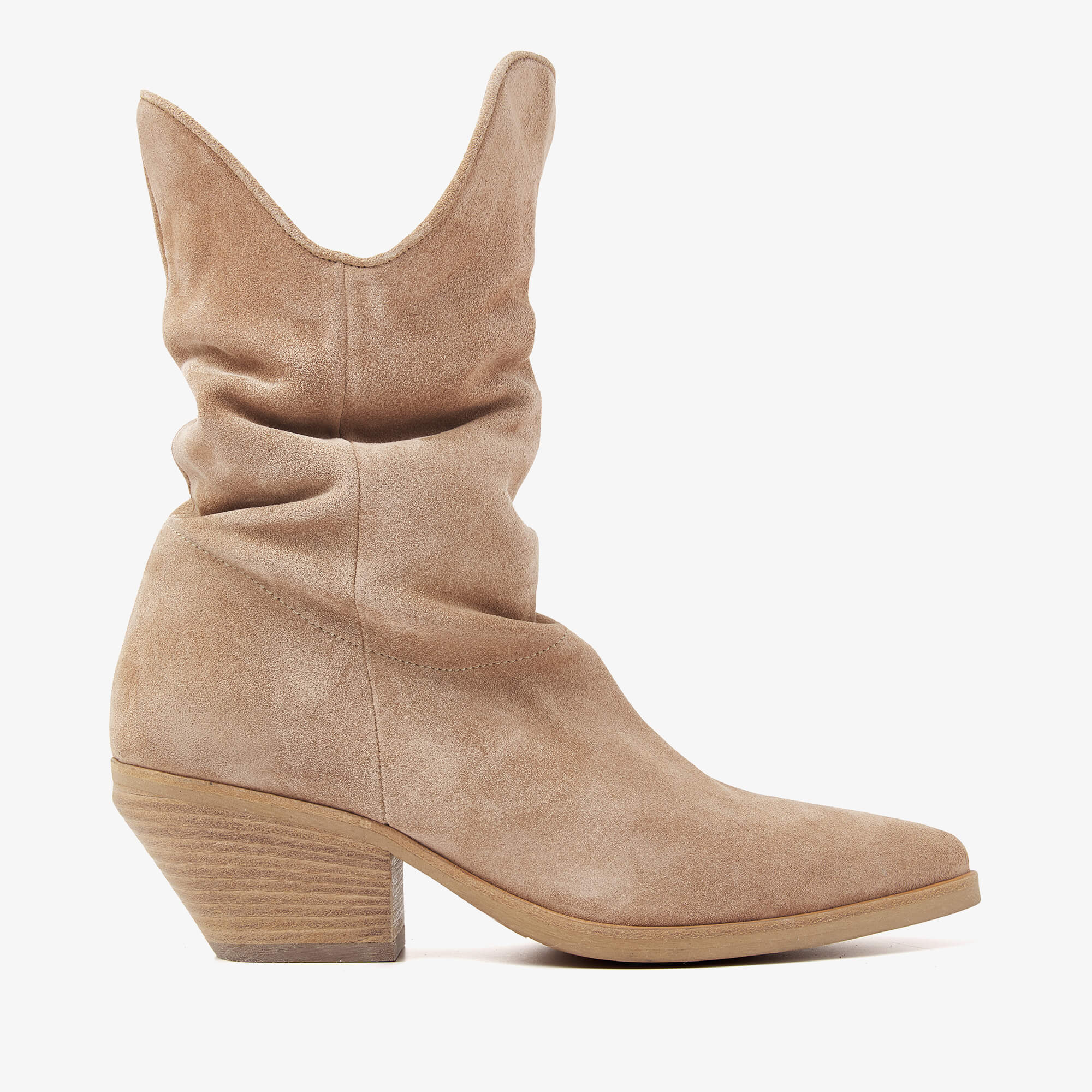 western boots dames beige