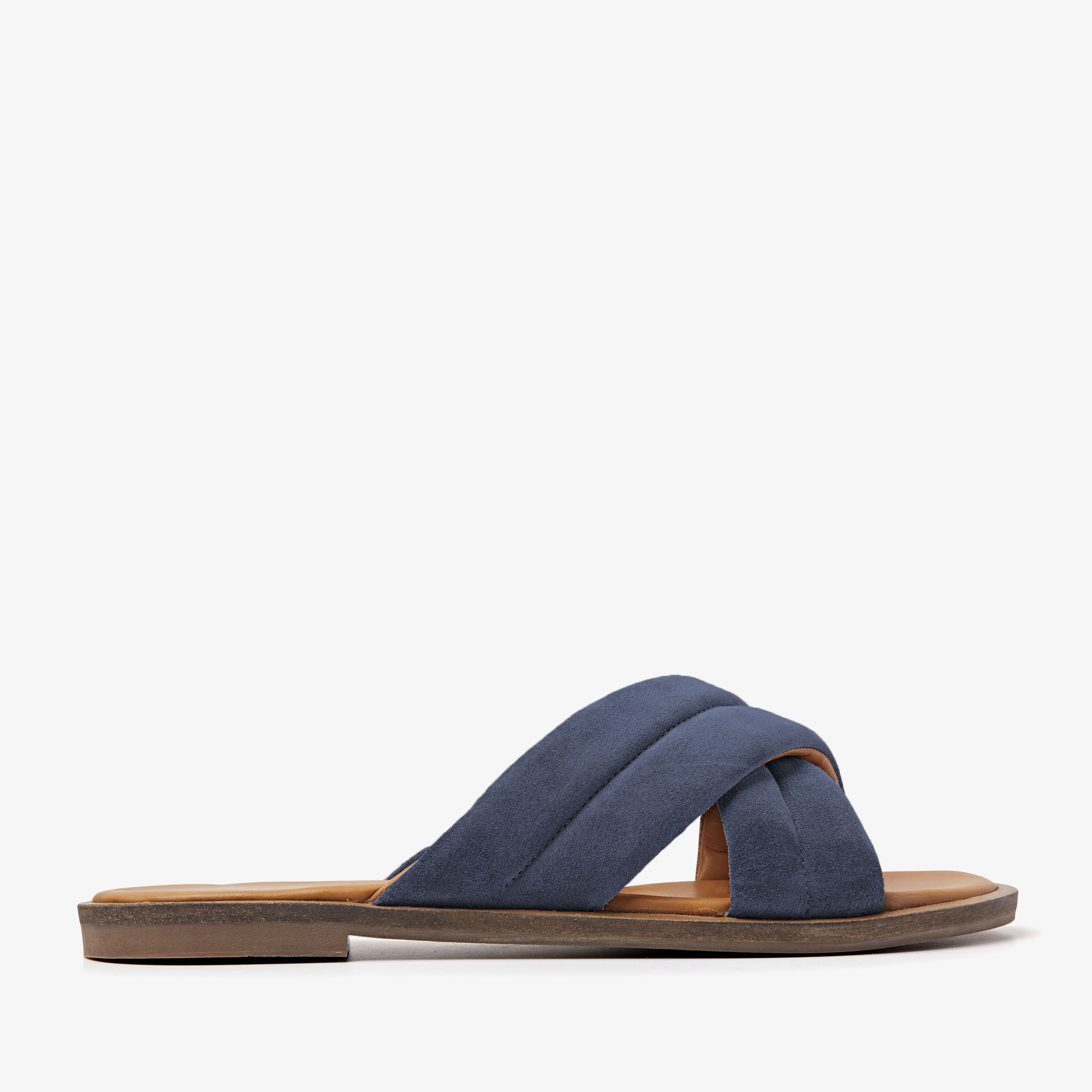 Donkerblauwe slippers dames online