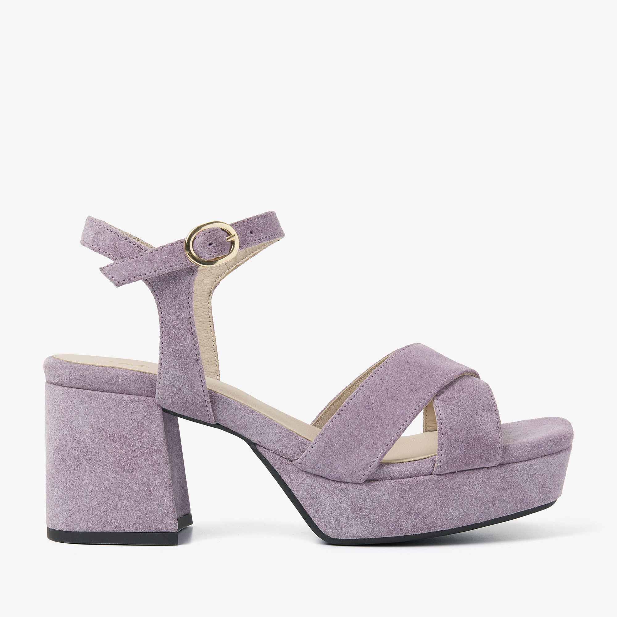 VIA VAI Cassia Six purple sandals dames - Suede
