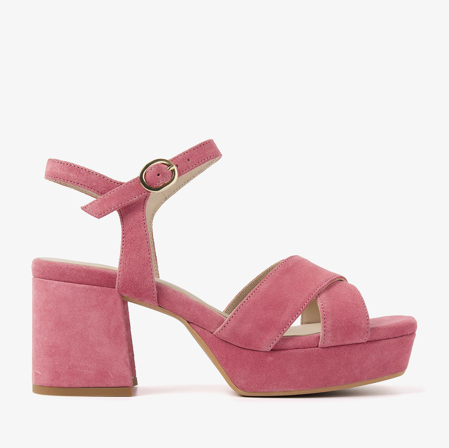 VIA VAI Cassia Six roze sandalen dames - Suede