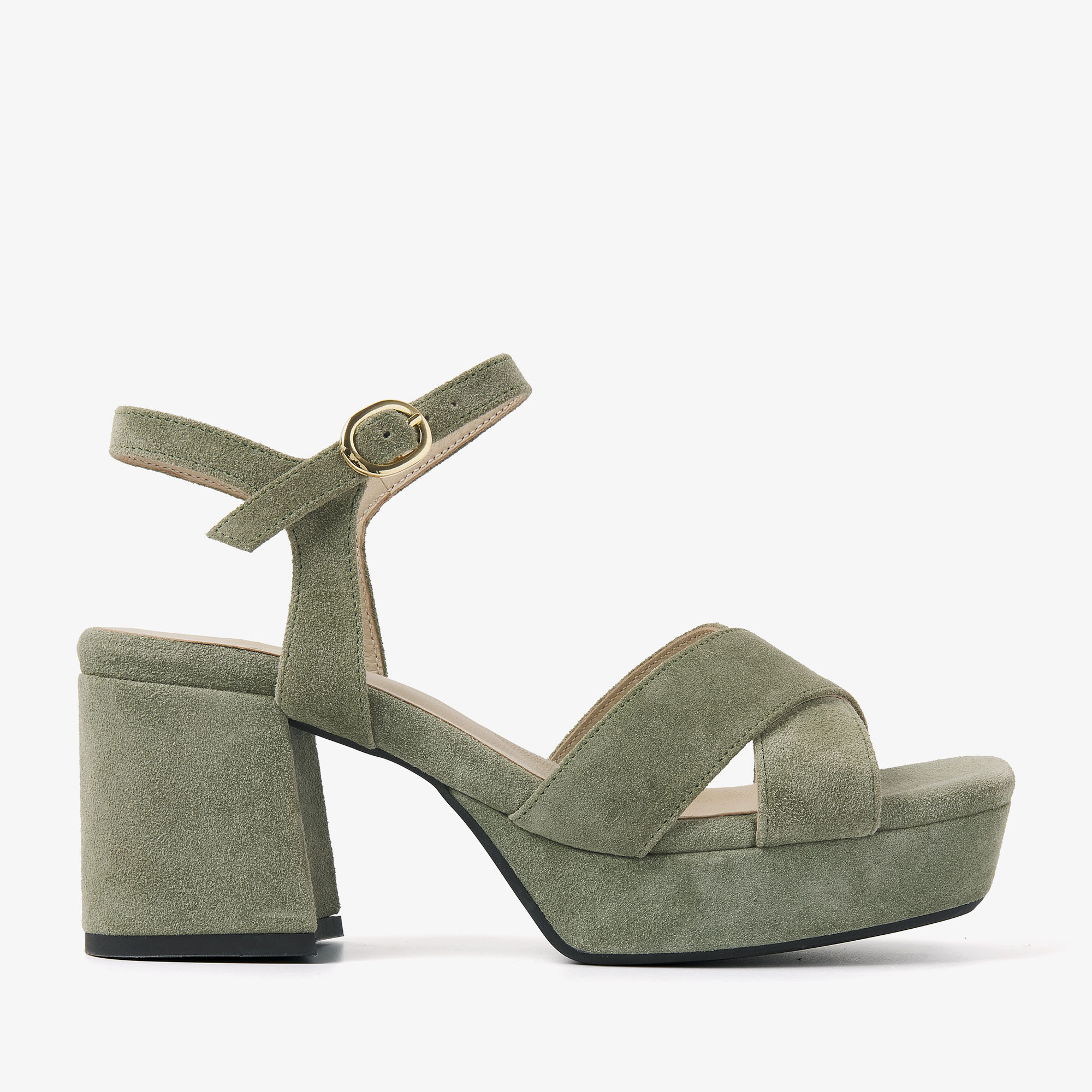 VIA VAI Cassia Six green sandals
