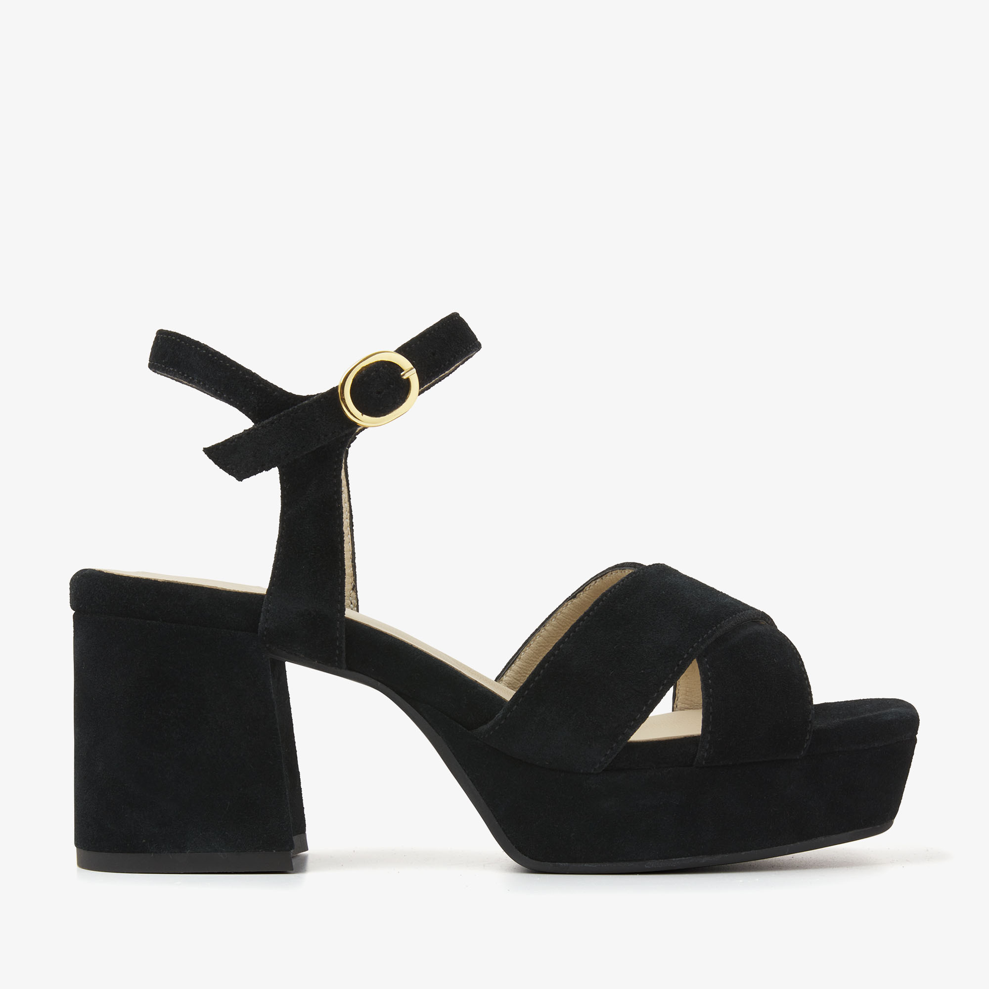 VIA VAI Cassia Six black sandals dames - Suede