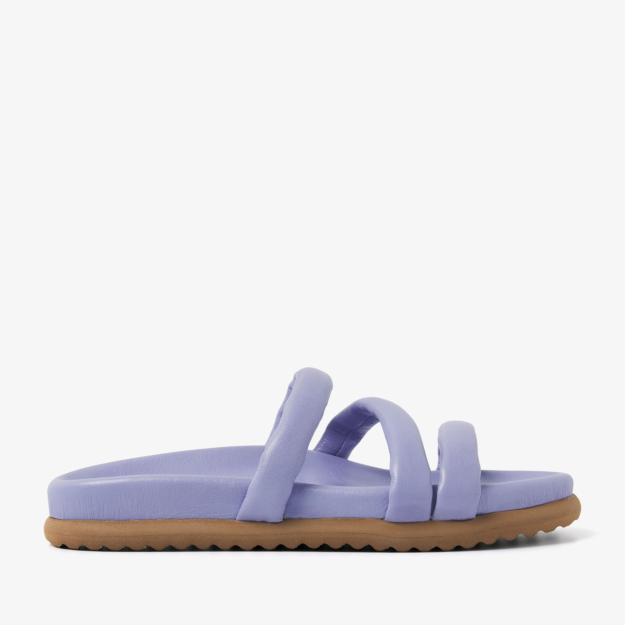 VIA VAI Candy Pop lilla slippers dames - Leather