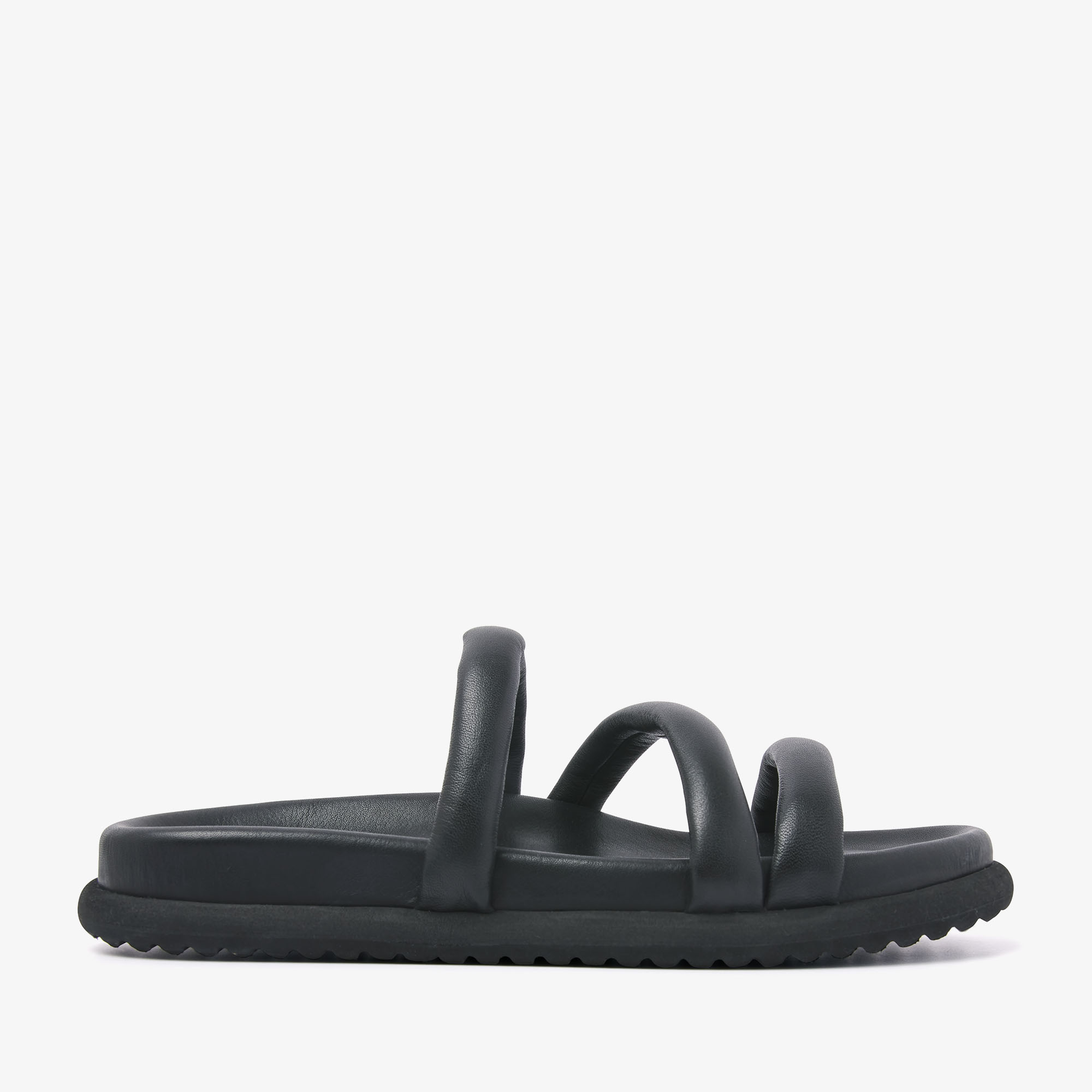 VIA VAI Candy Pop black slippers dames - Leather