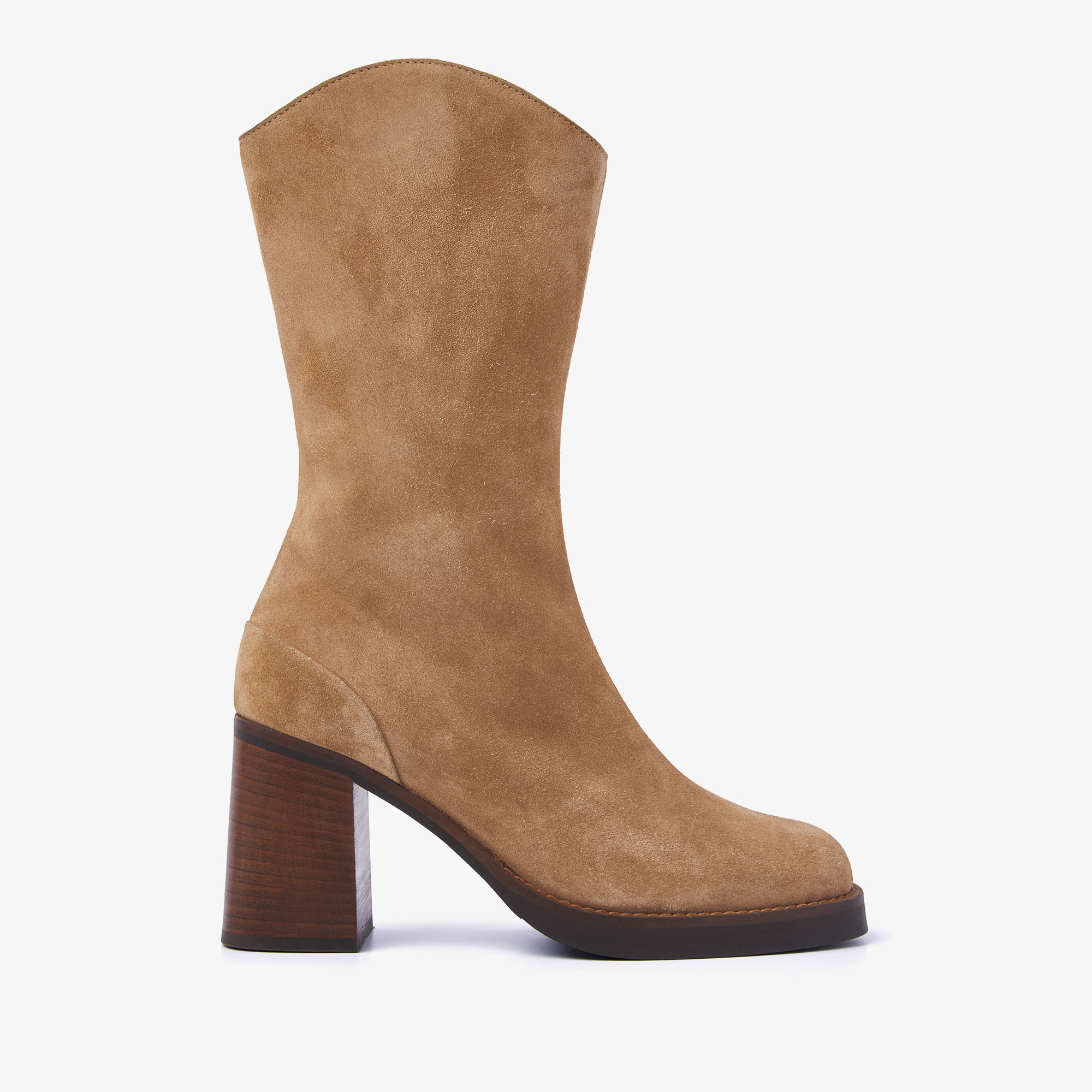Avery Kae VIA VAI cognac ankle boots VIA VAI