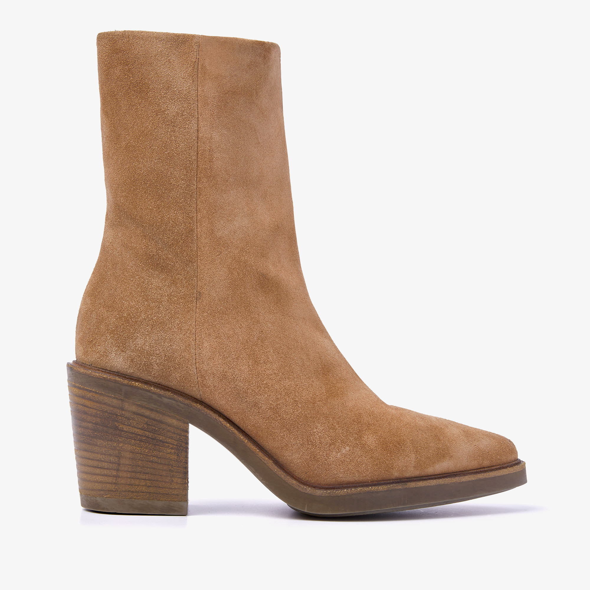 VIA VAI Kailee Faye cognac ankle boots