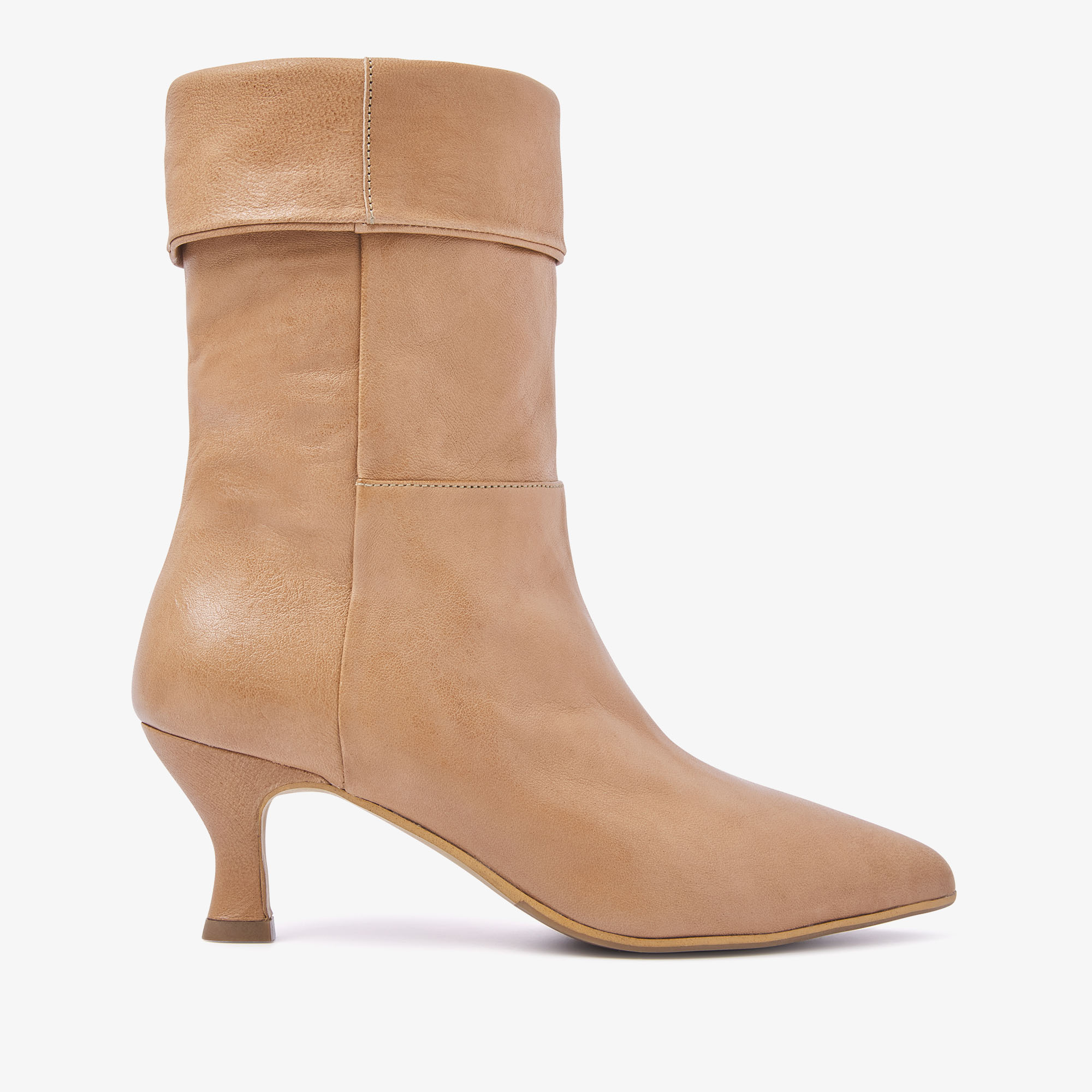 VIA VAI Noelle Rae beige ankle boots dames - Leather