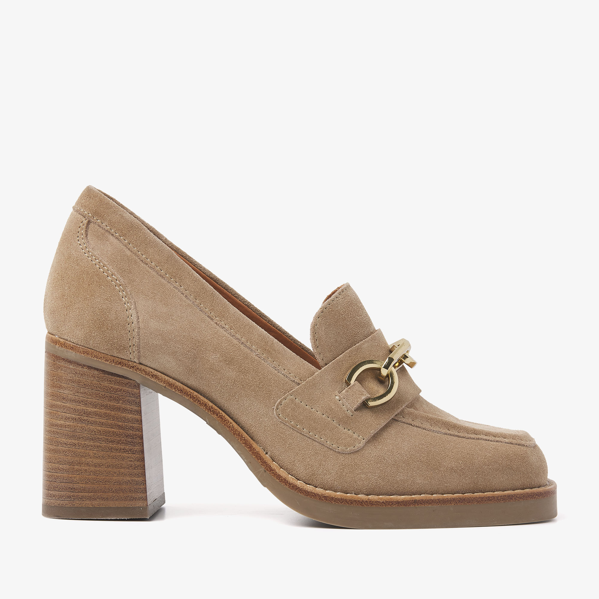 VIA VAI Avery Cath beige loafers dames - Suede
