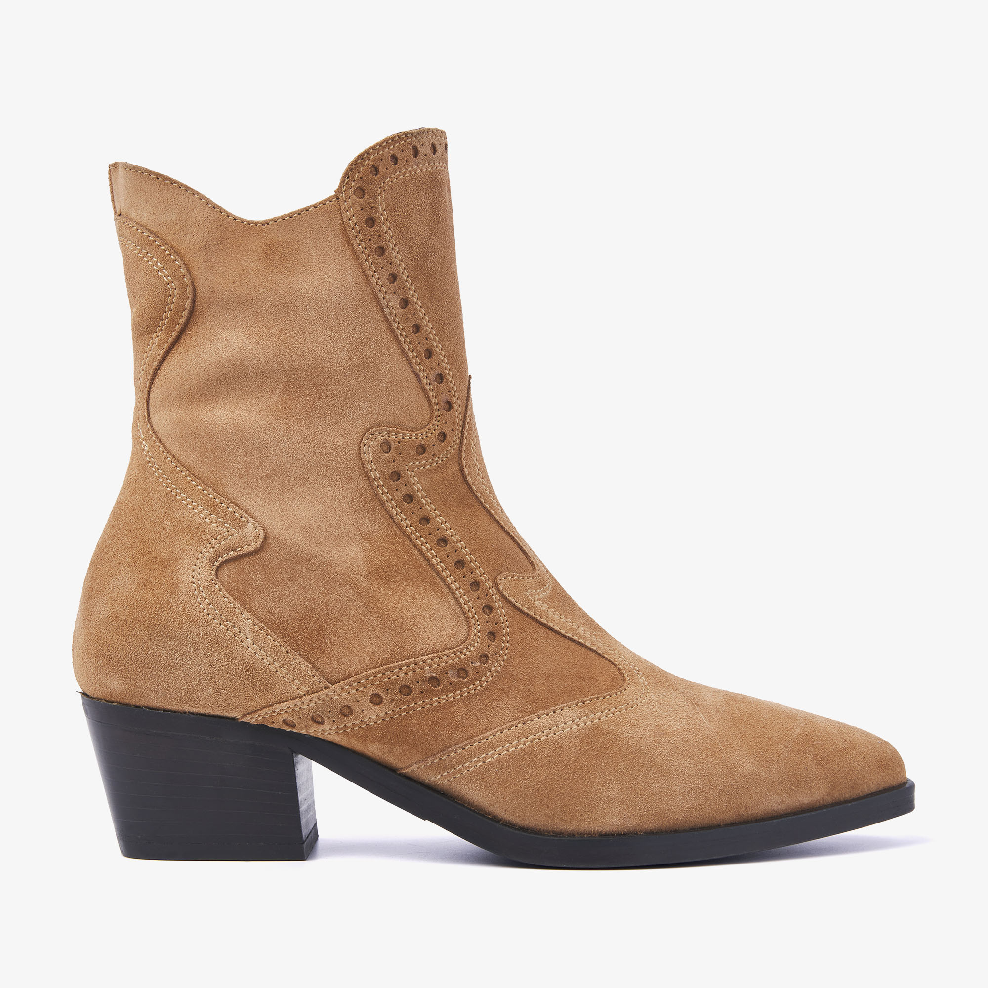 VIA VAI Shelly Coop cognac ankle boots