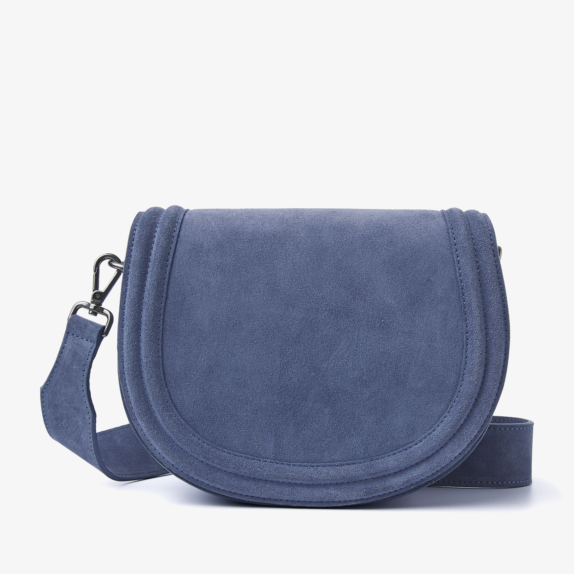 VIA VAI Glen Eve blue crossbody bag dames - Leather