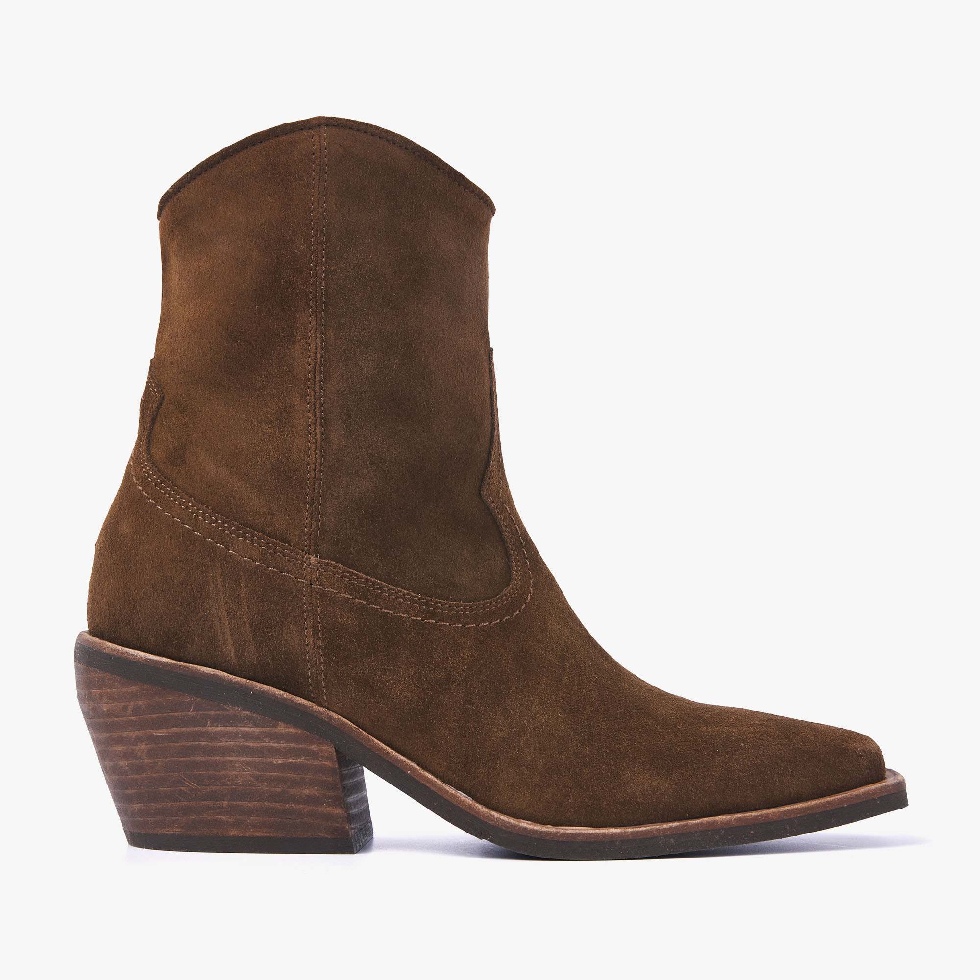 VIA VAI Eveline Clark brown ankle boots dames - Suede