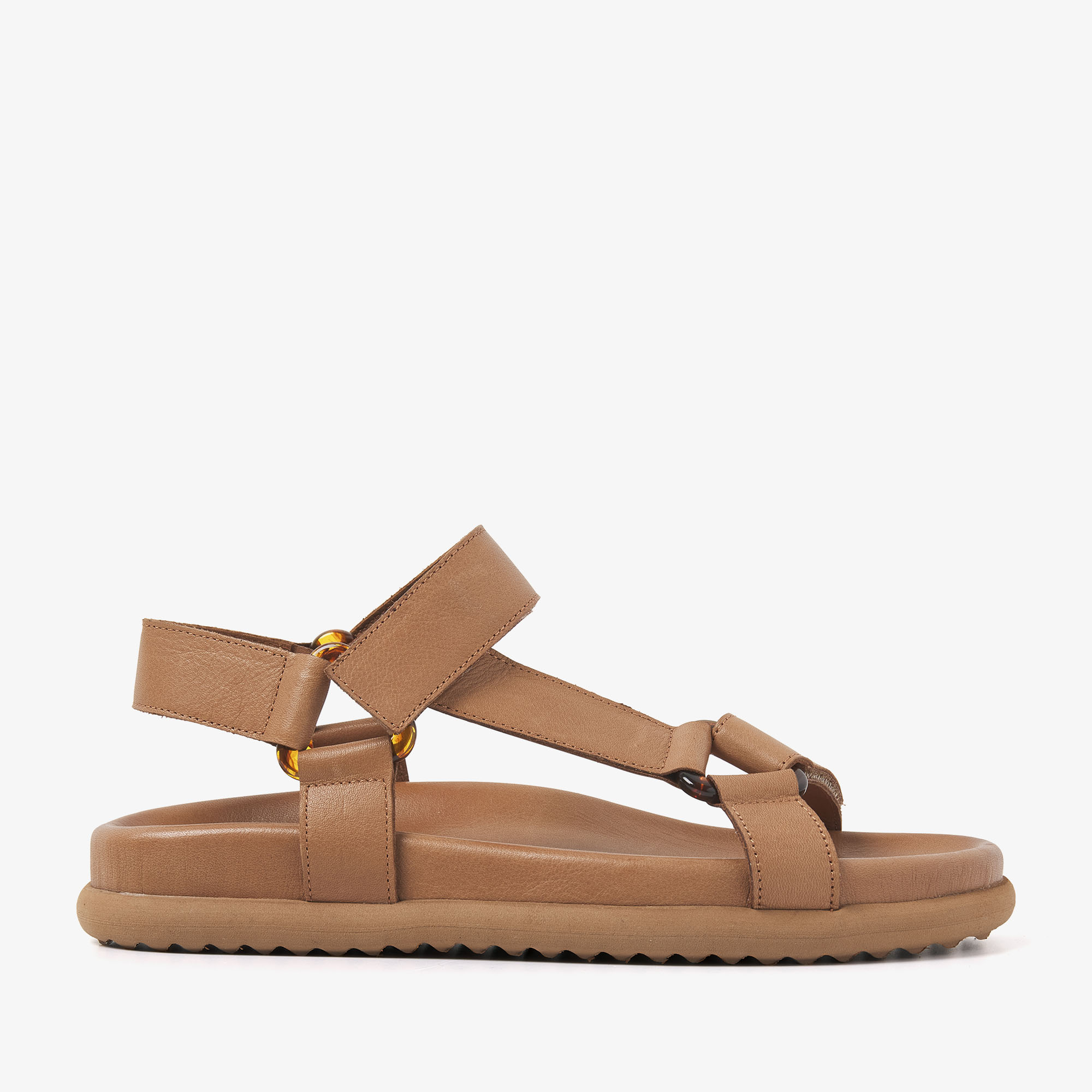 VIA VAI Candy Pure brown sandals dames - Leather