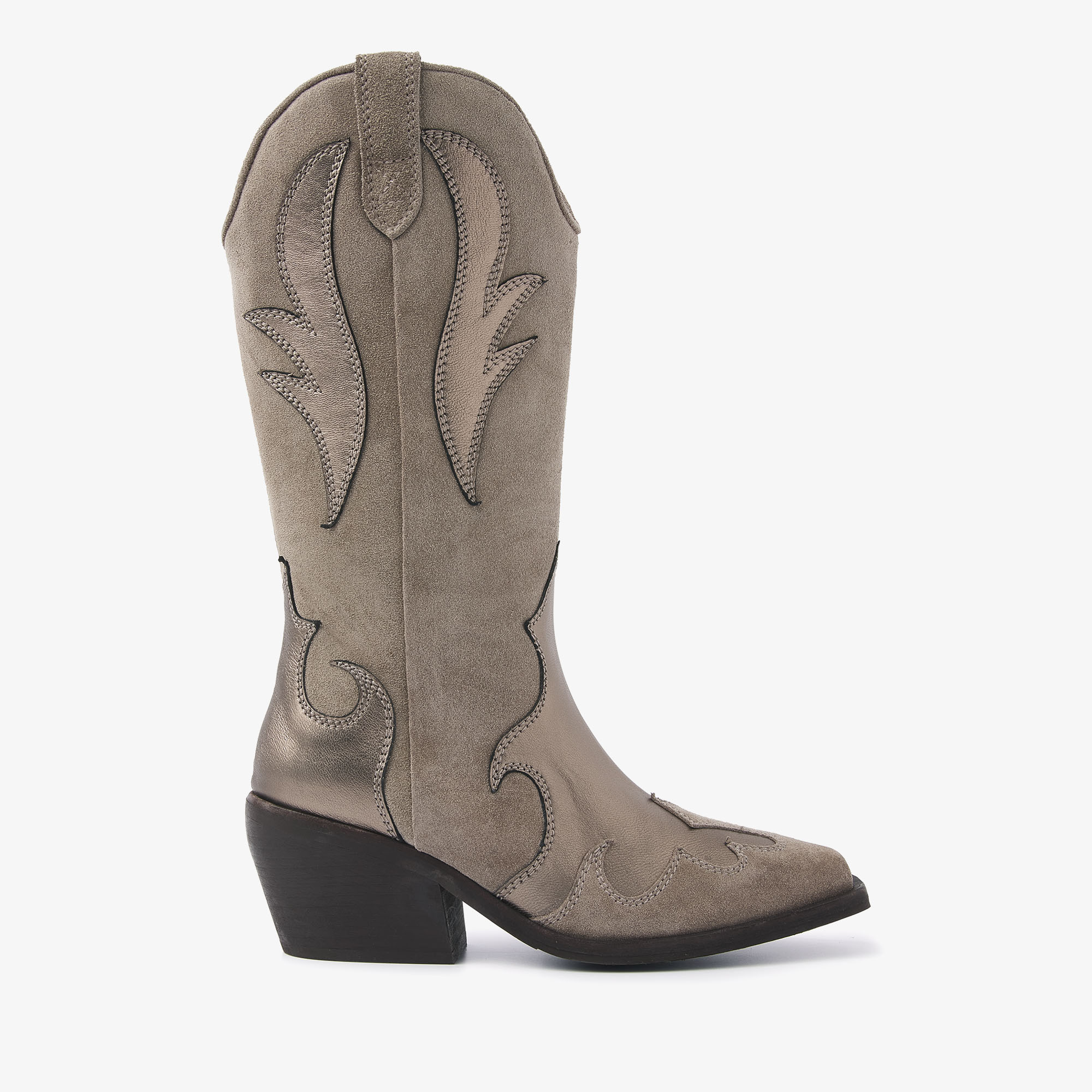 VIA VAI Eveline River grey high boots dames - Multi