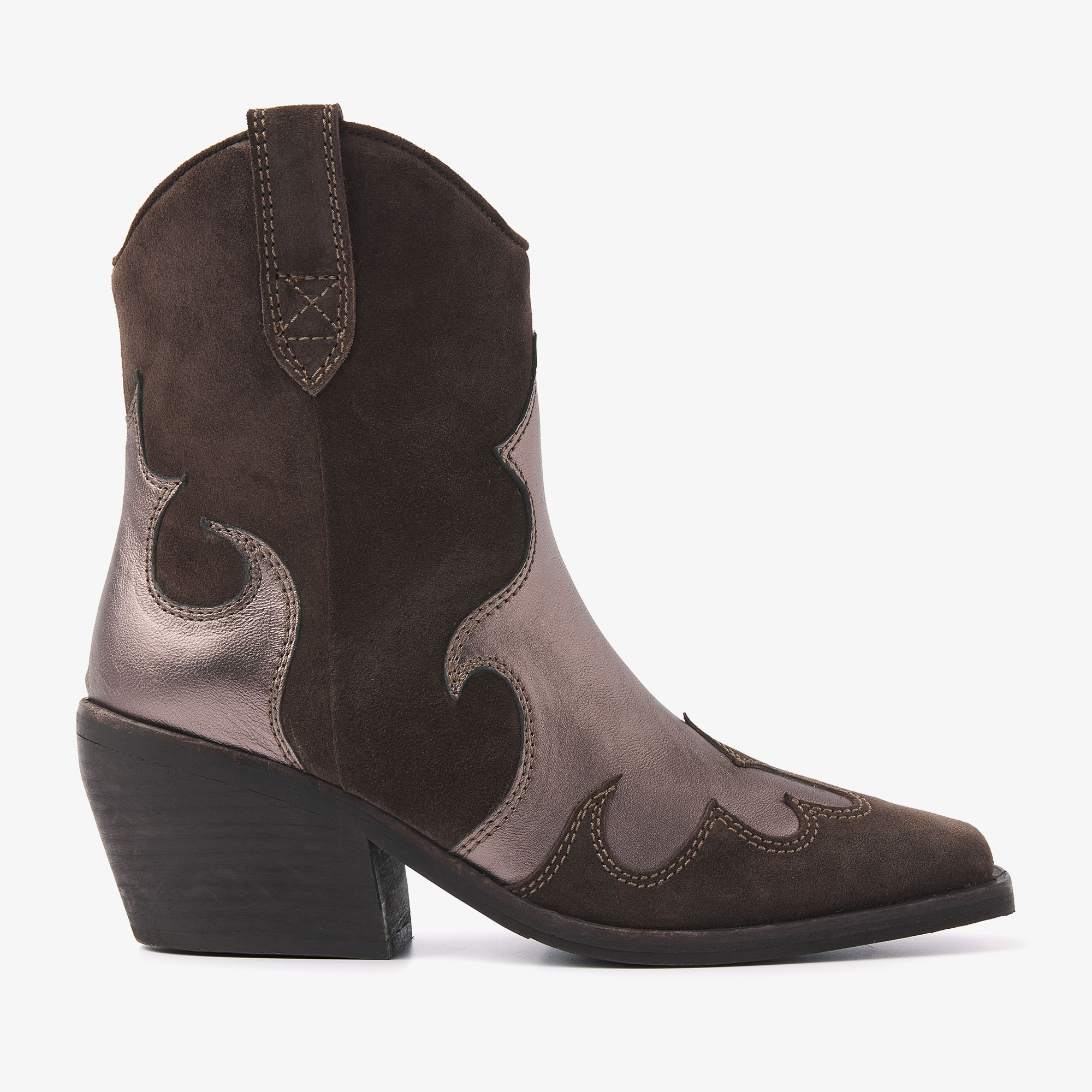 VIA VAI Eveline Riley brown ankle boots dames - Multi