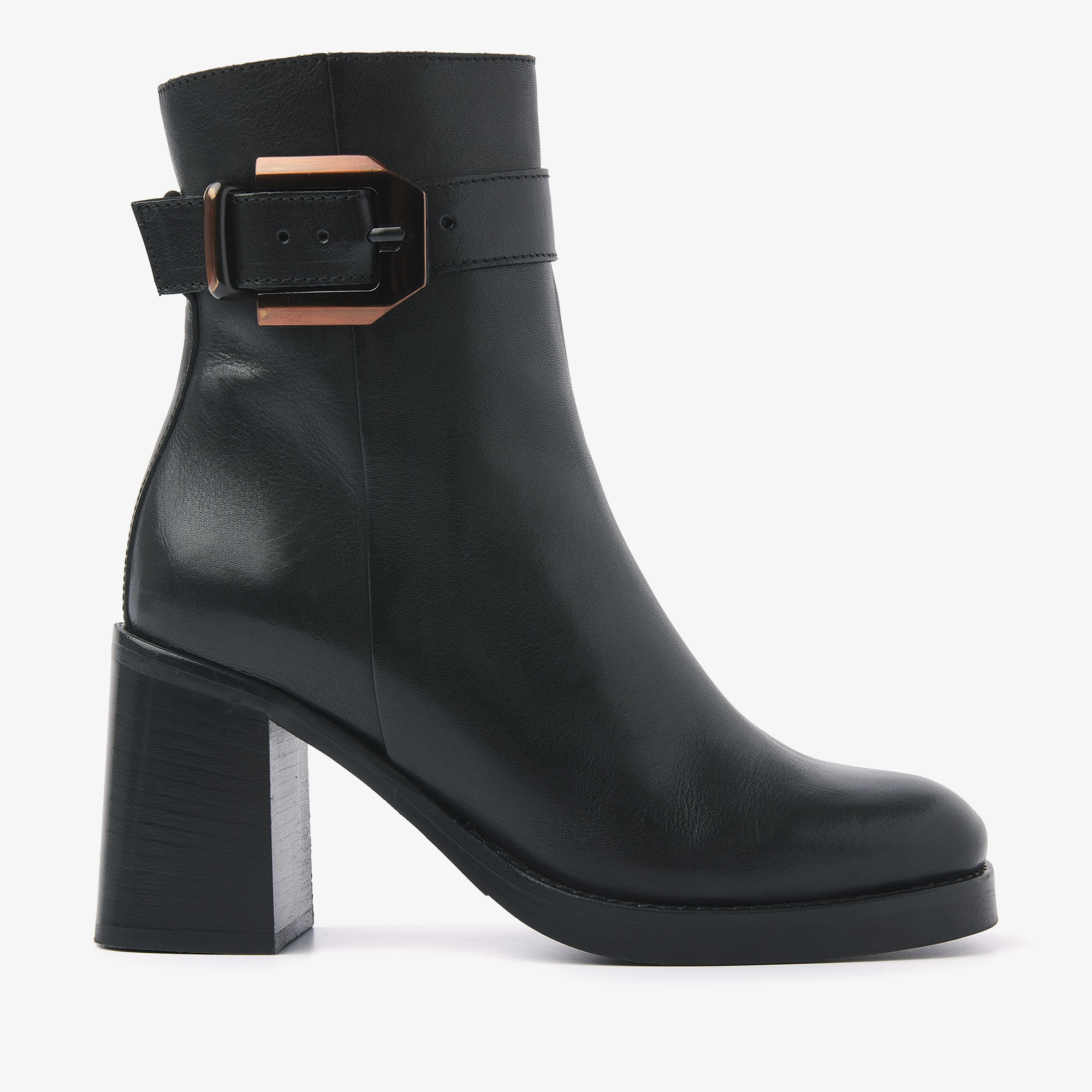 VIA VAI Avery Cade black ankle boots dames - Leather