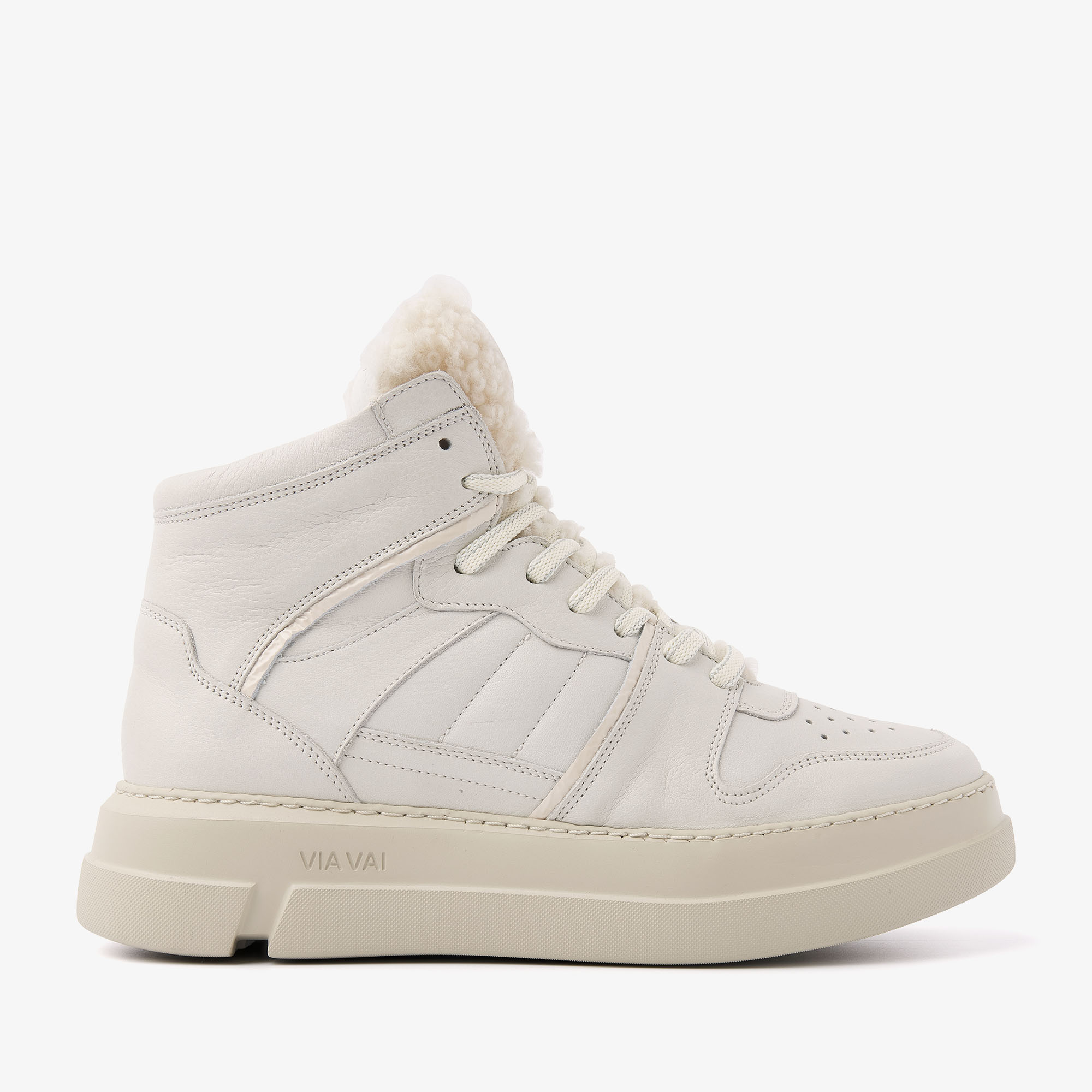 Gevoerde hoge sneakers dames outlet