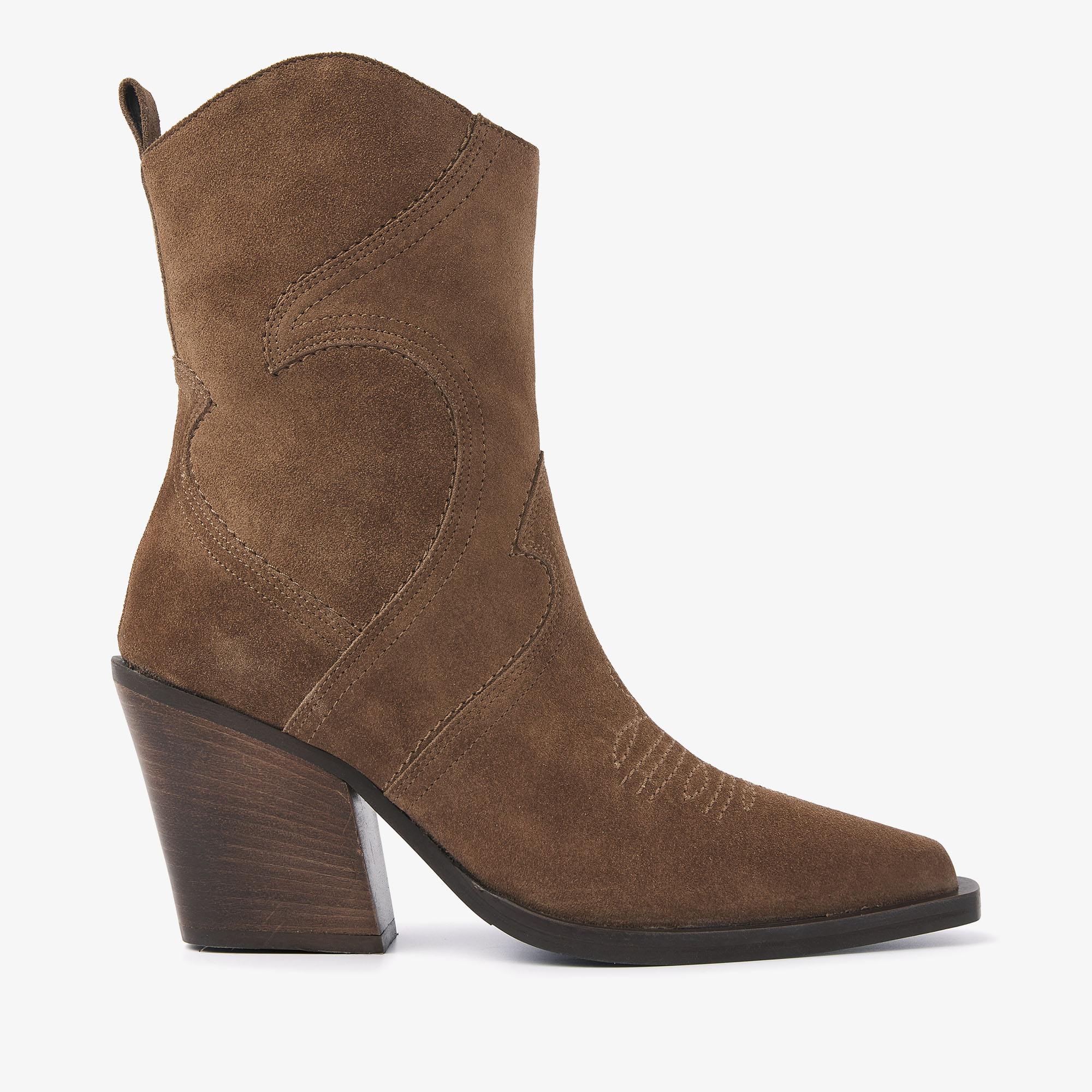 VIA VAI Gioia Fade brown ankle boots dames - Suede