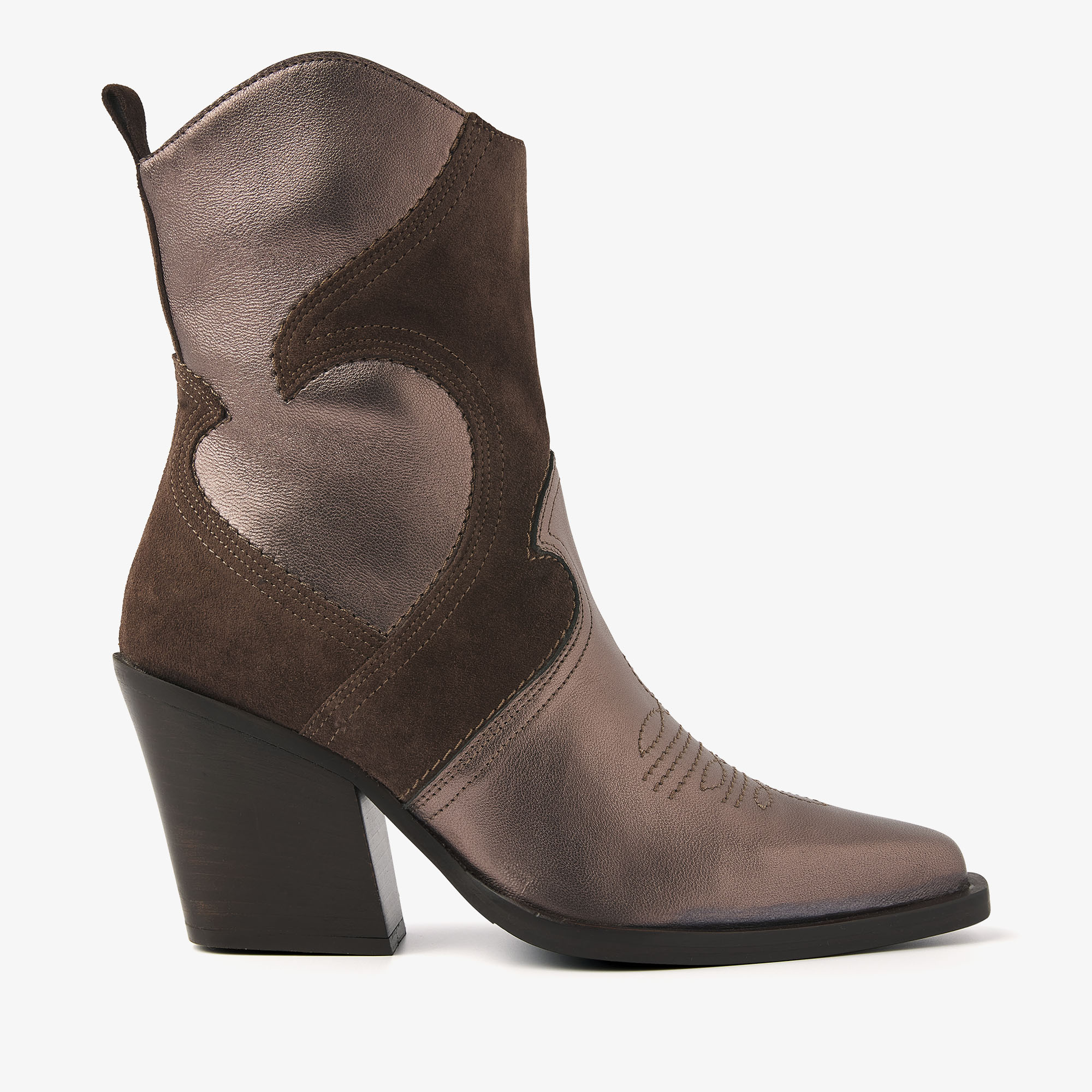 VIA VAI Gioia Fade brown ankle boots dames - Multi