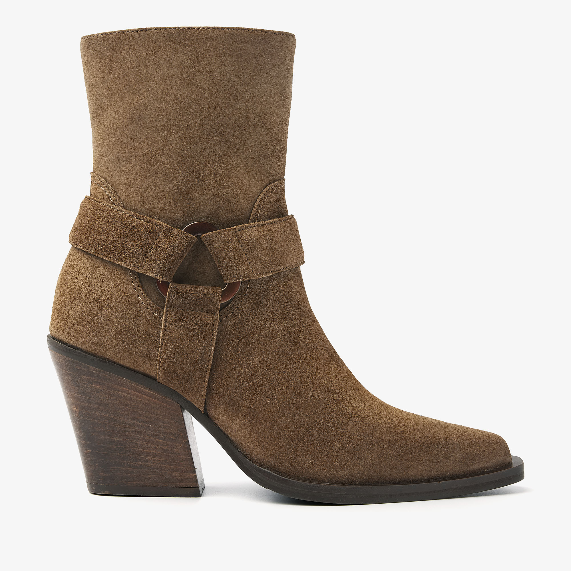 VIA VAI Gioia Fall brown ankle boots dames - Suede