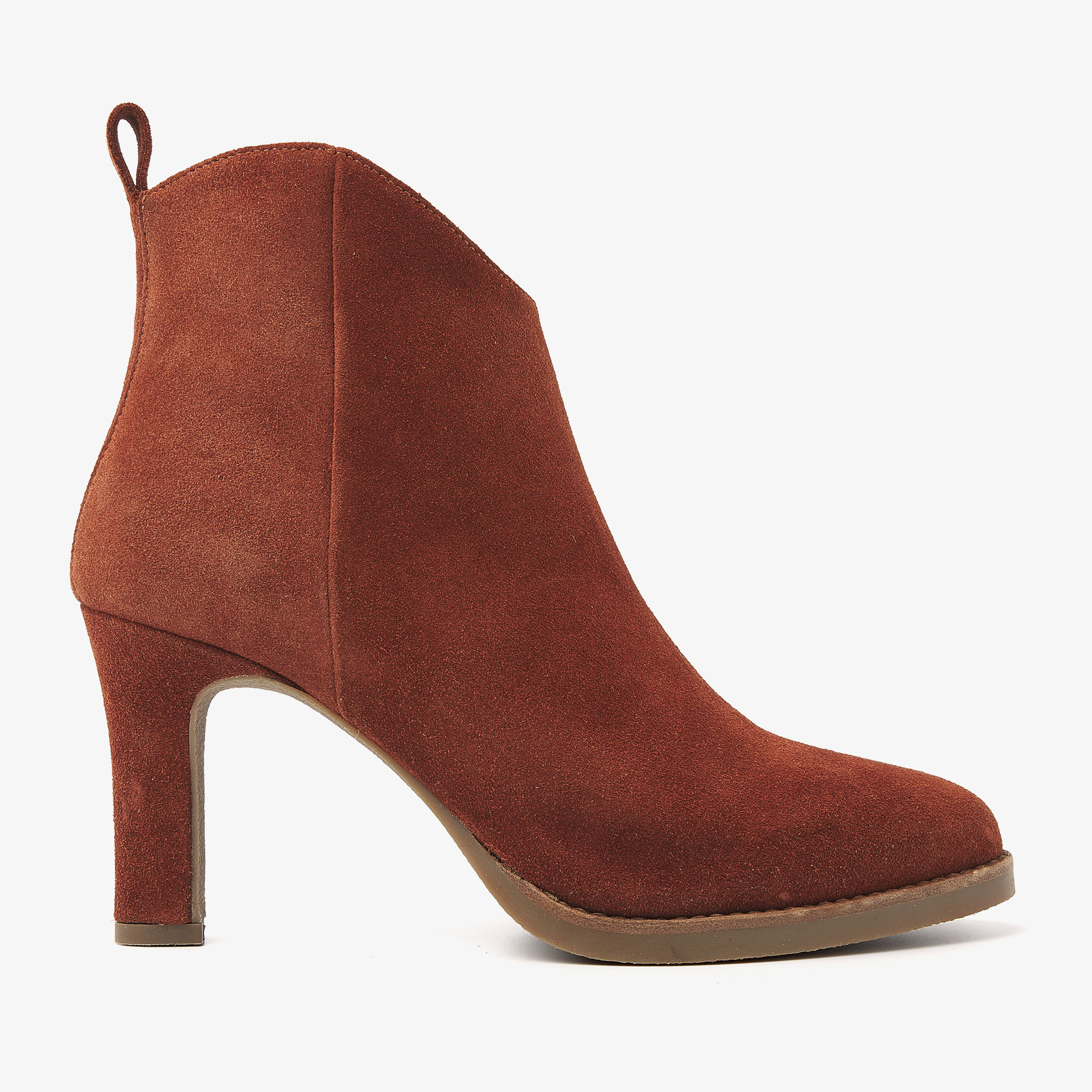 VIA VAI Fallon Rye red ankle boots dames - Suede