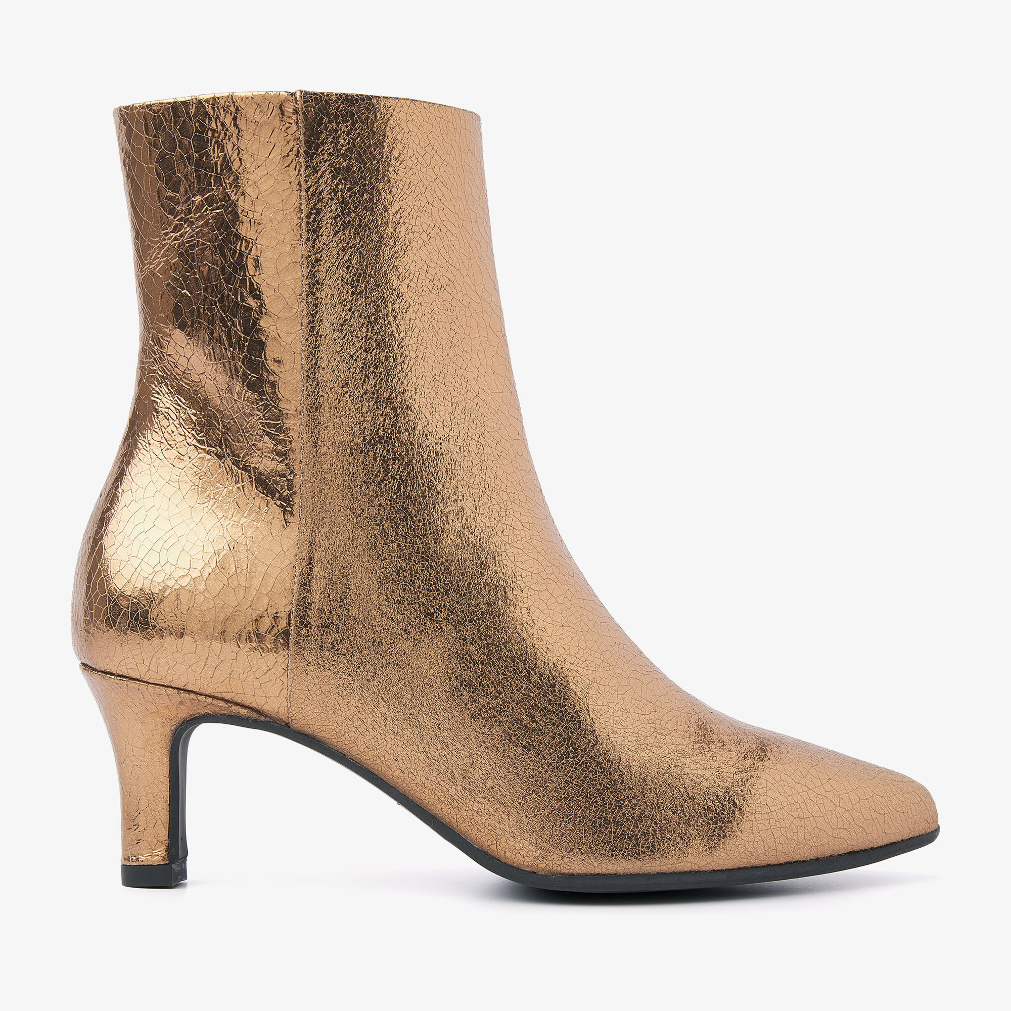 VIA VAI Noah Lou bronze farvede ankelstøvler dames - Metallic