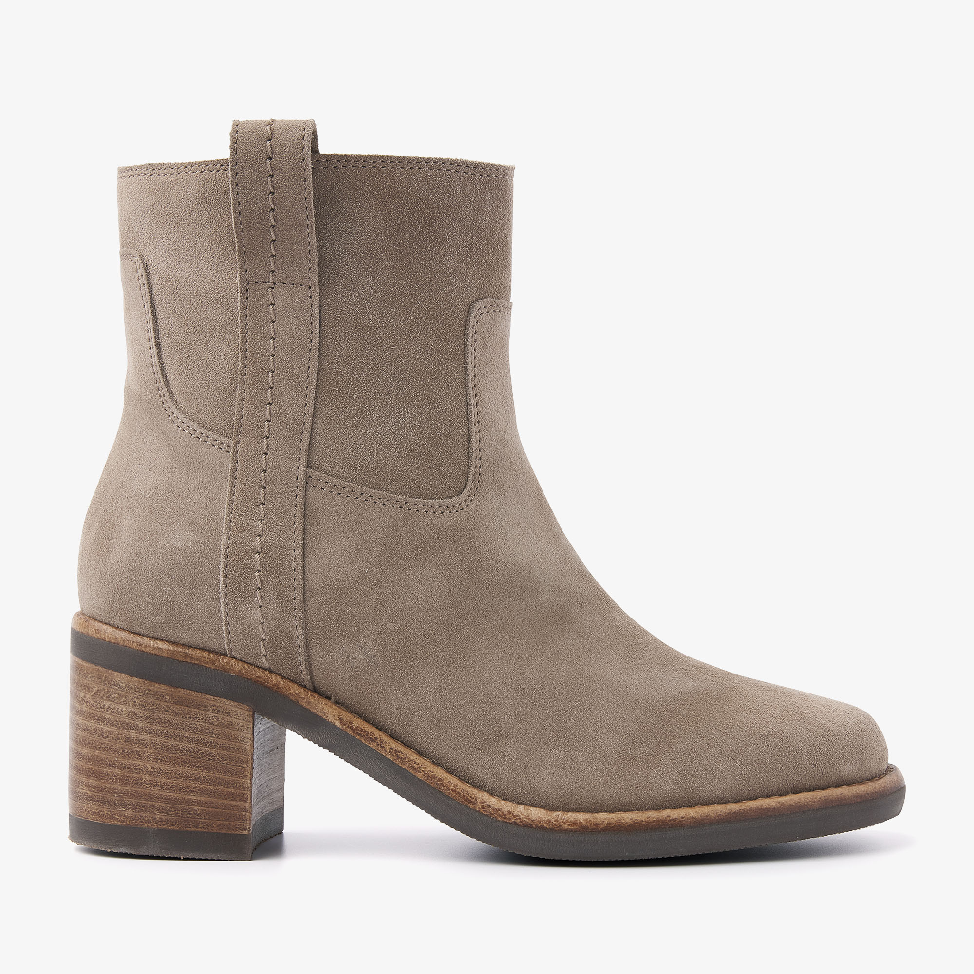 VIA VAI Flo Hayes grey ankle boots dames - Suede