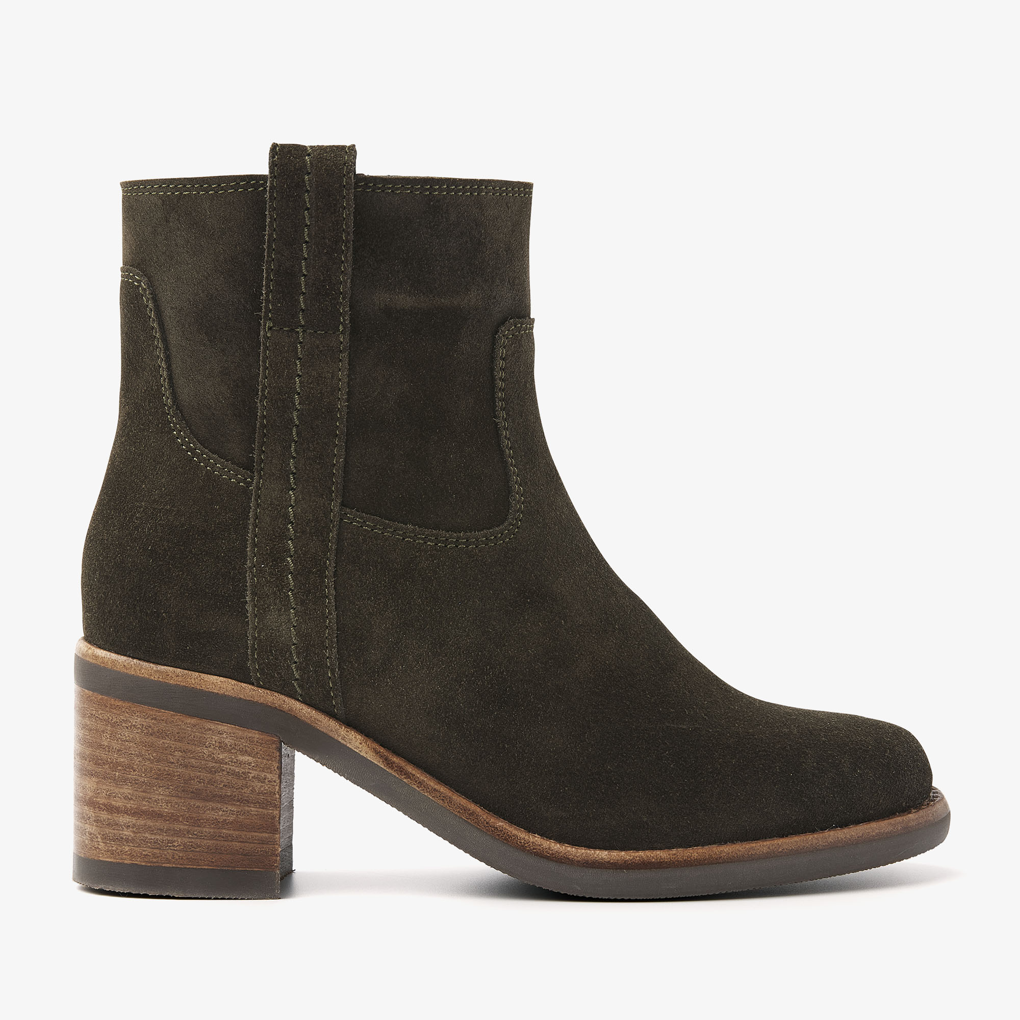 VIA VAI Flo Hayes green ankle boots dames - Suede