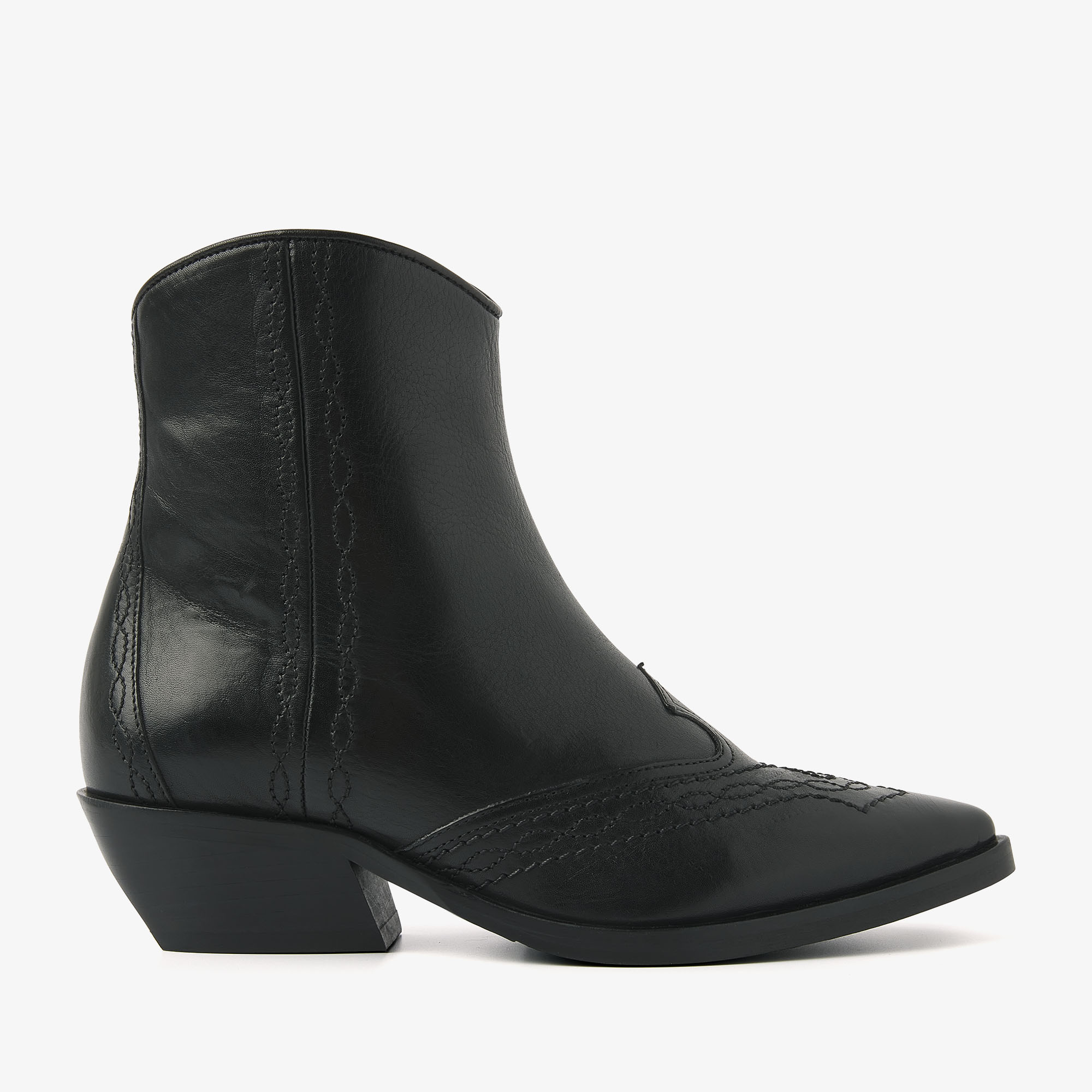 VIA VAI Sienna Carson black ankle boots dames - Leather