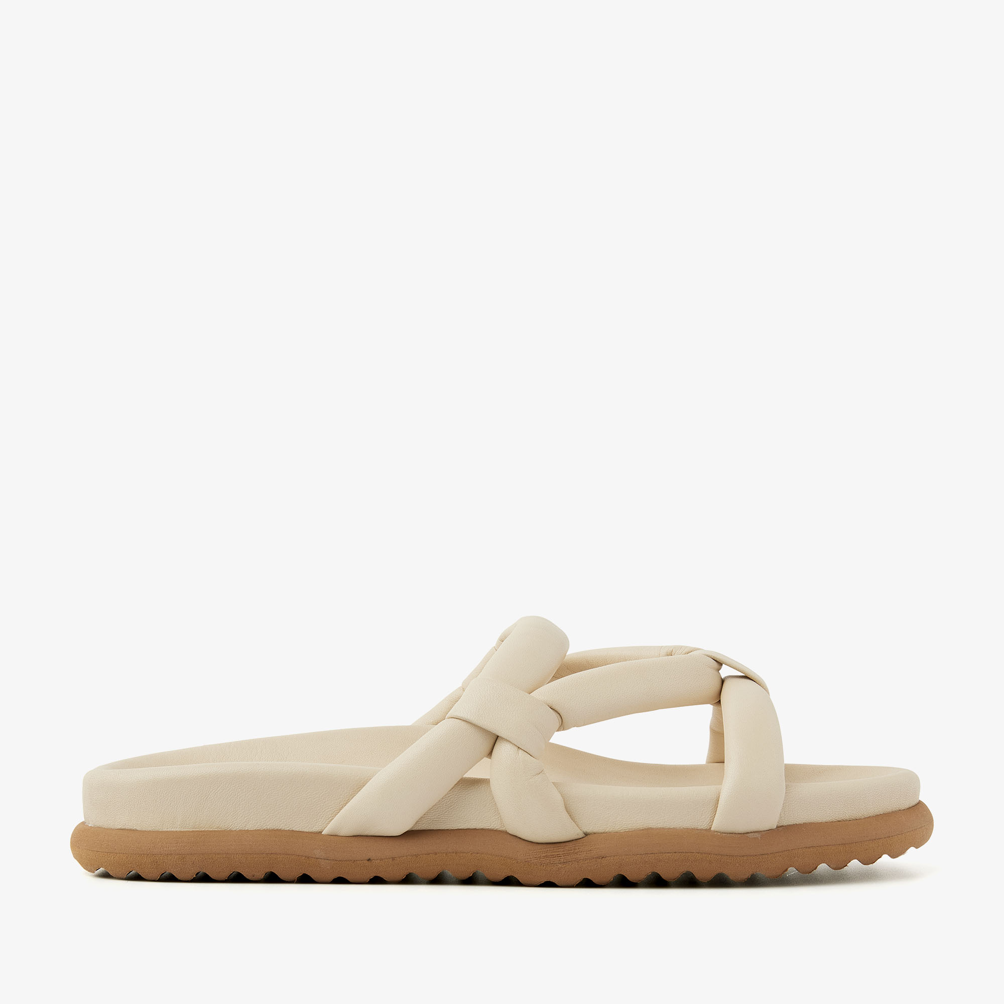 VIA VAI Candy Lia beige slippers dames - Leather