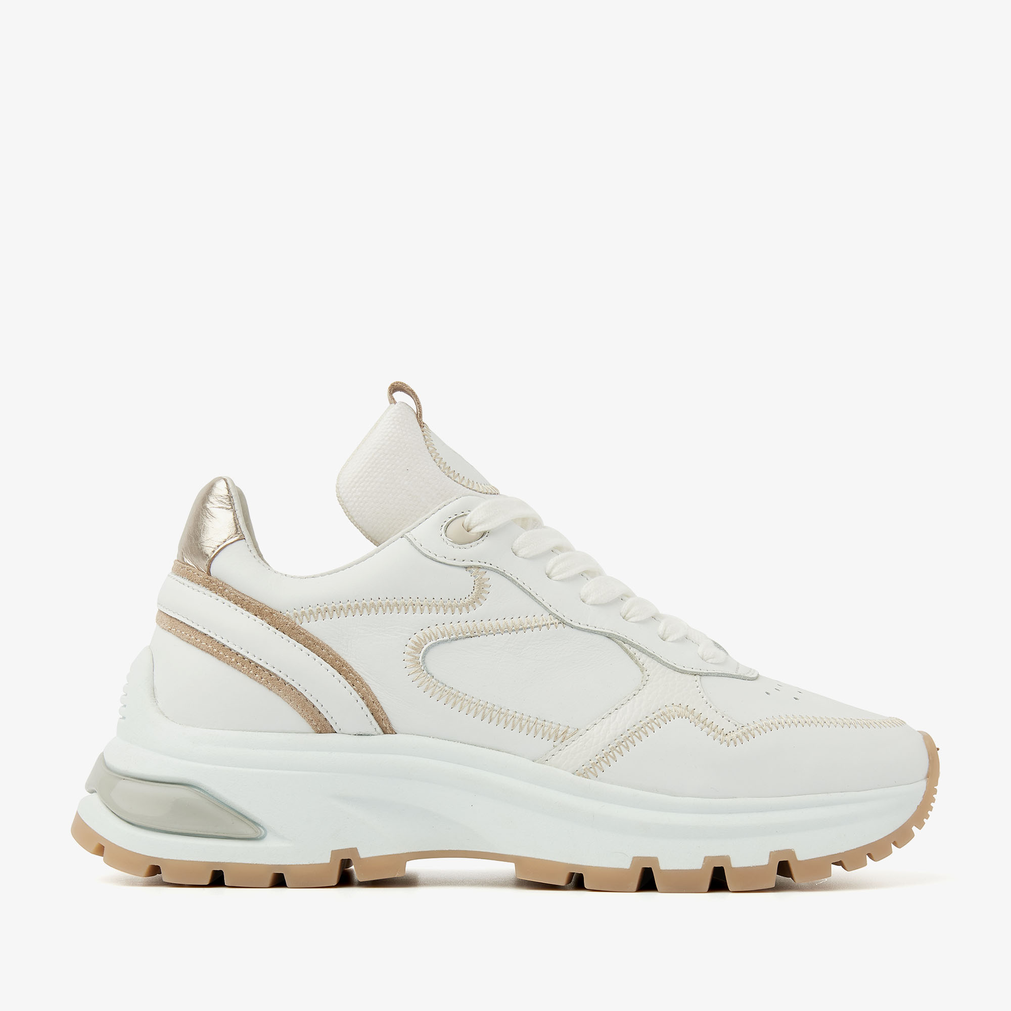 Beige witte sneakers dames kopen VIA VAI Officiele webshop