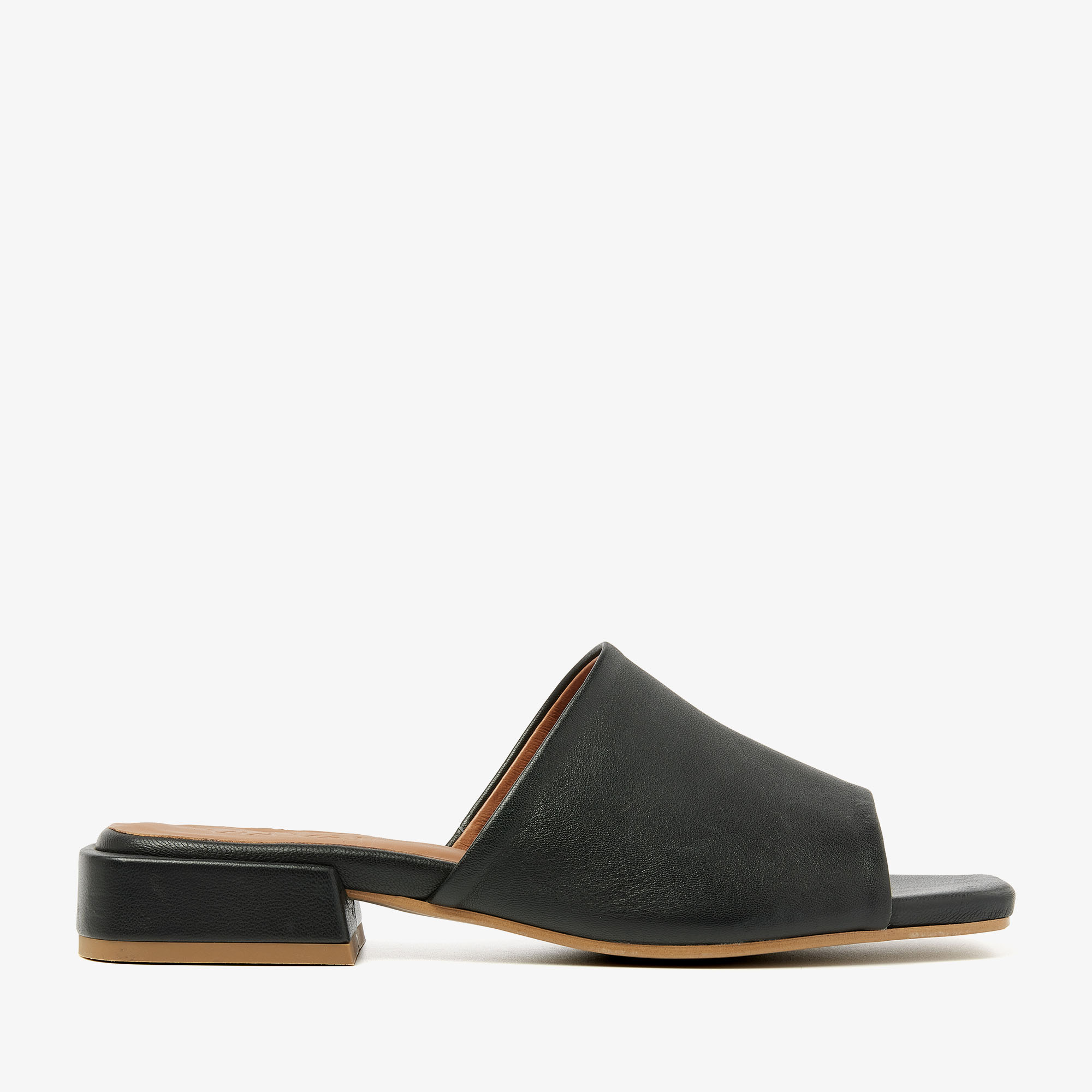 VIA VAI Gigi Luna black slippers dames - Leather