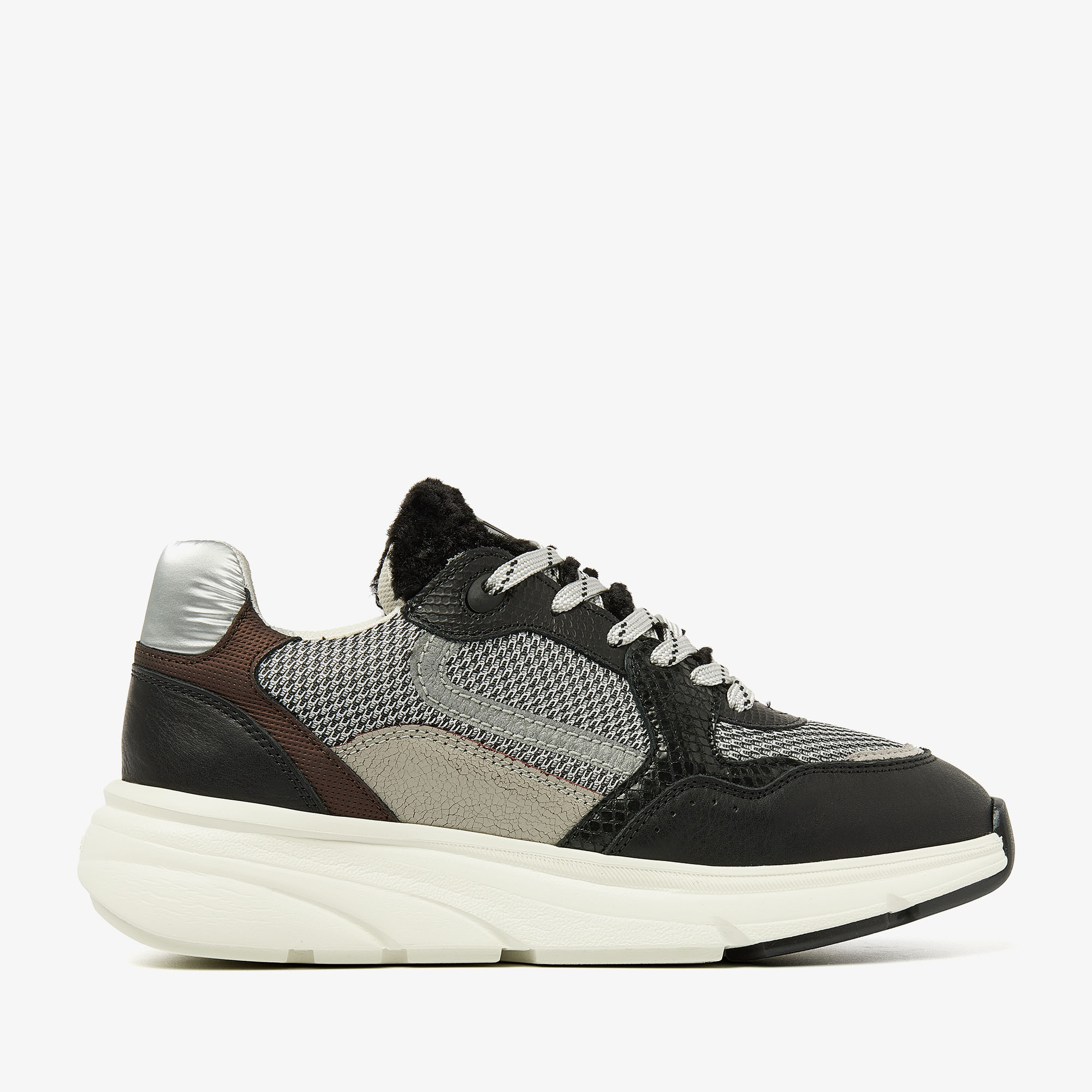 Sneakers met bont dames VIA VAI