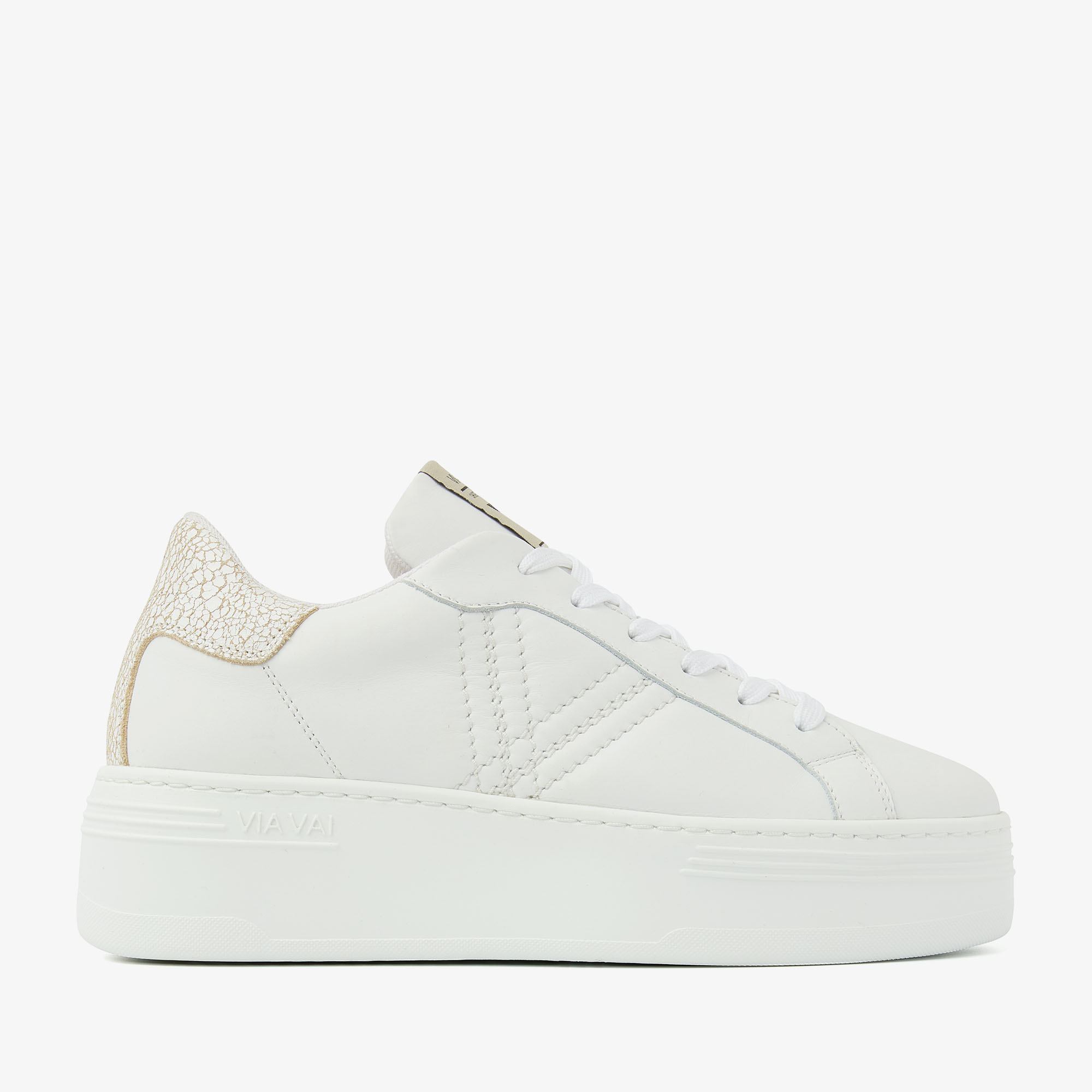 VIA VAI Isa Layne white sneakers dames - Leather