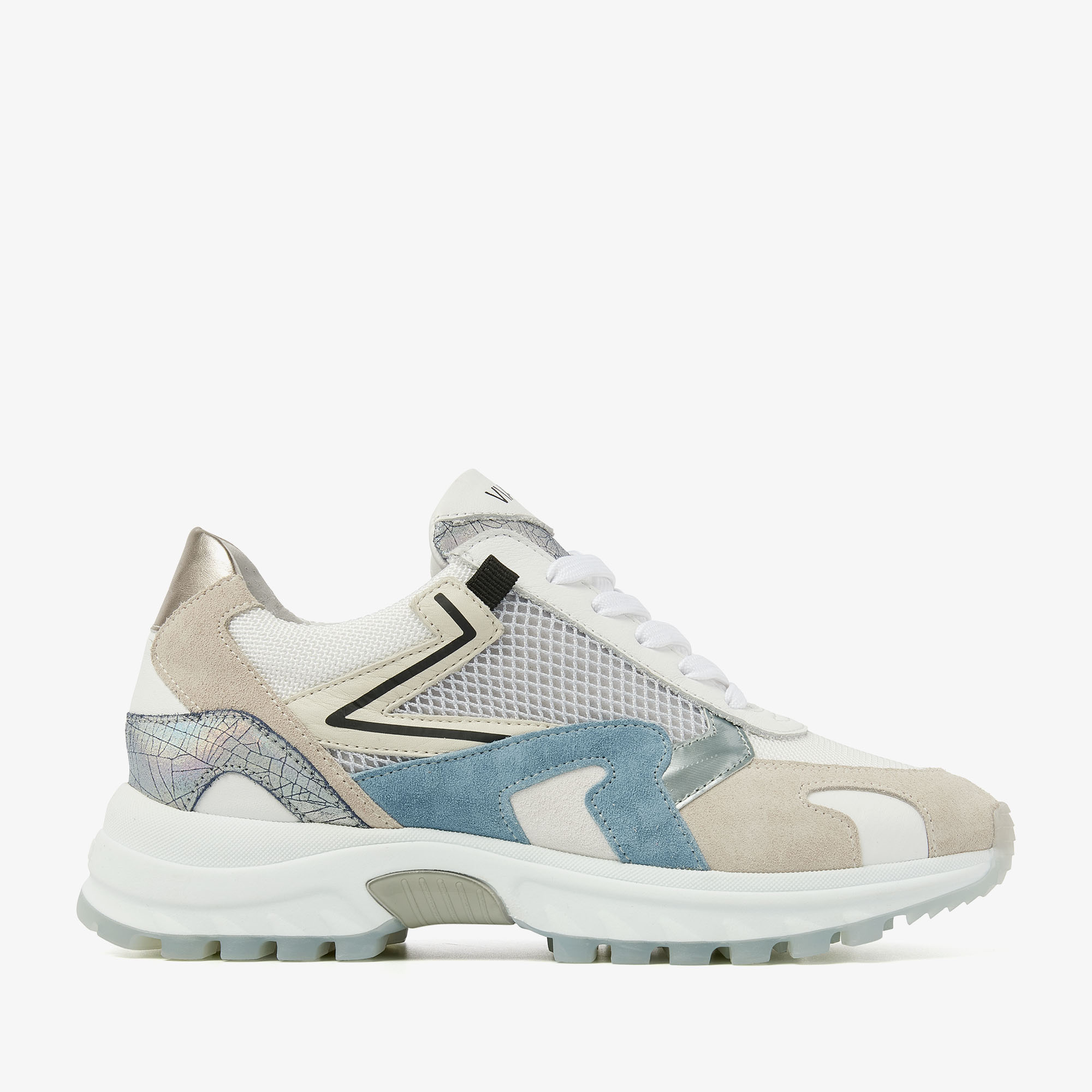 Wit met blauwe sneakers online