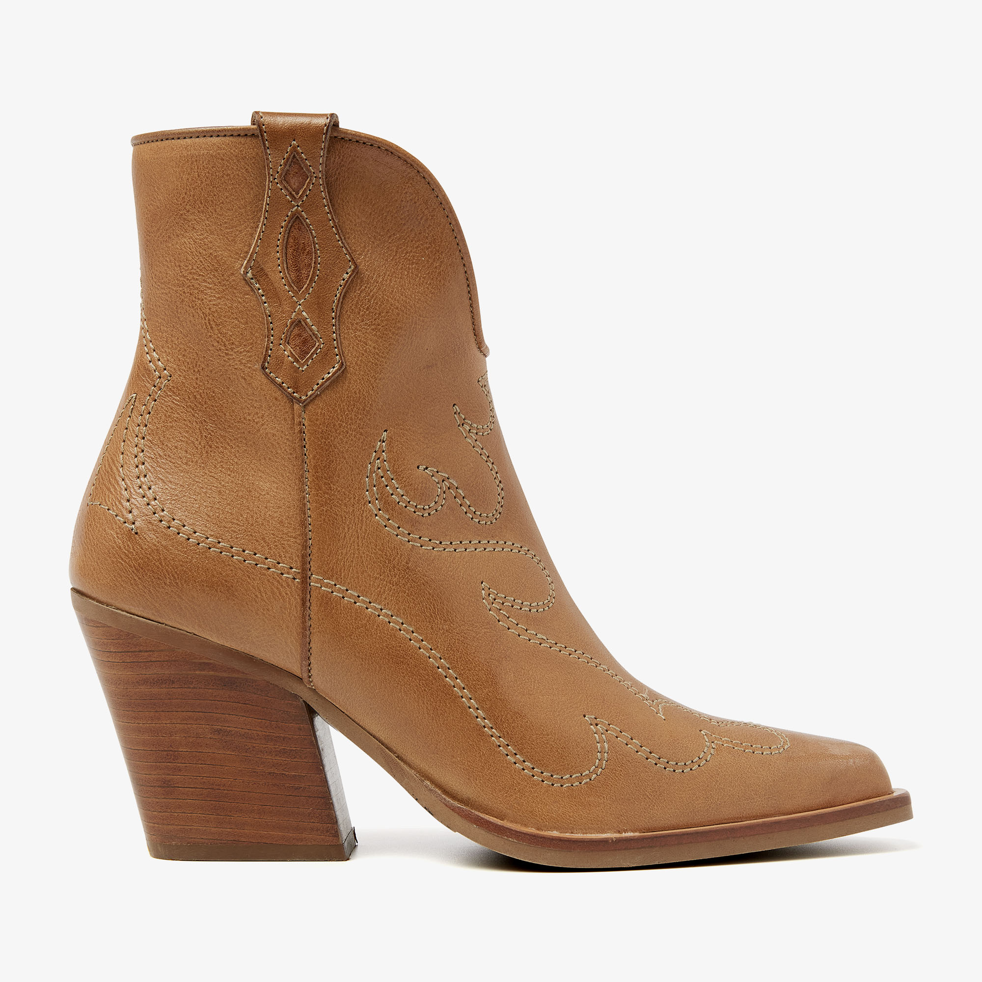 VIA VAI Gioia Montana brune ankelstøvler dames - Leather