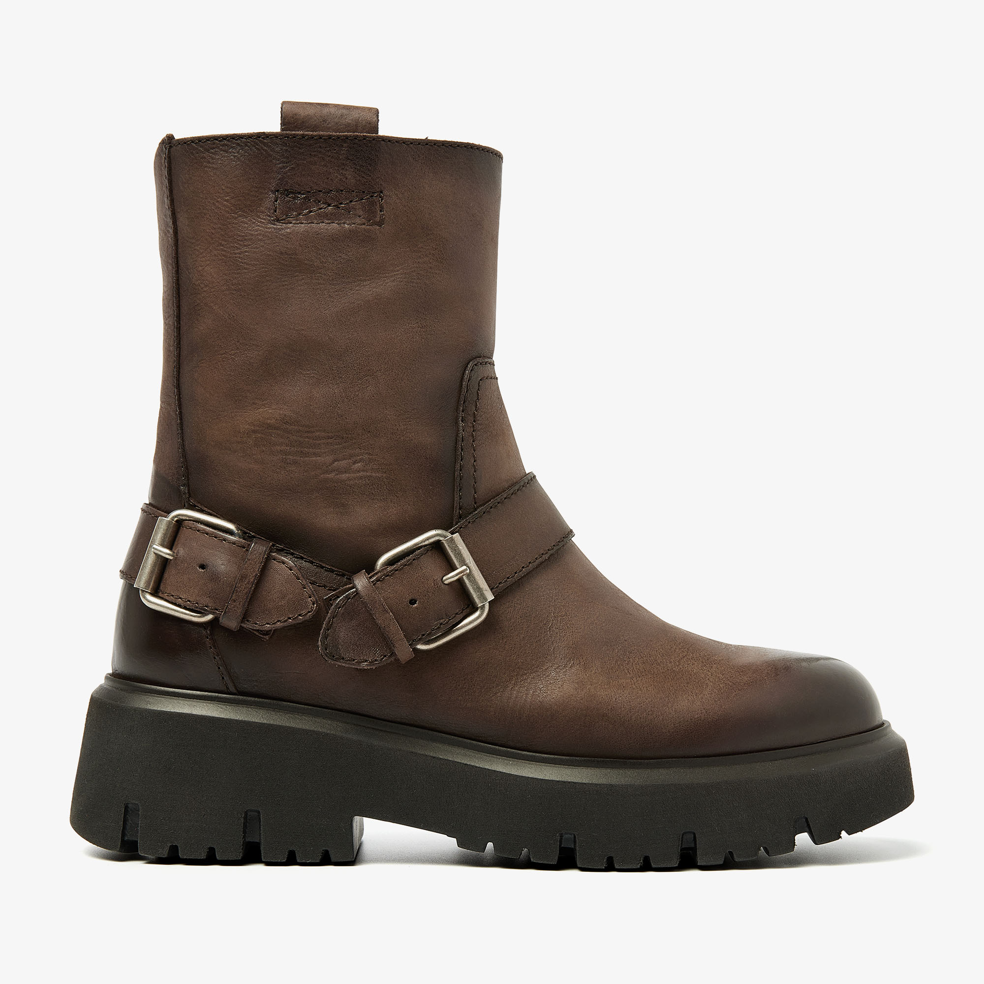 Ziva Jagger VIA VAI brown biker boots VIA VAI
