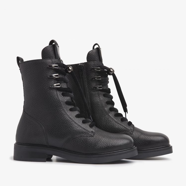 zwarte veterboots
